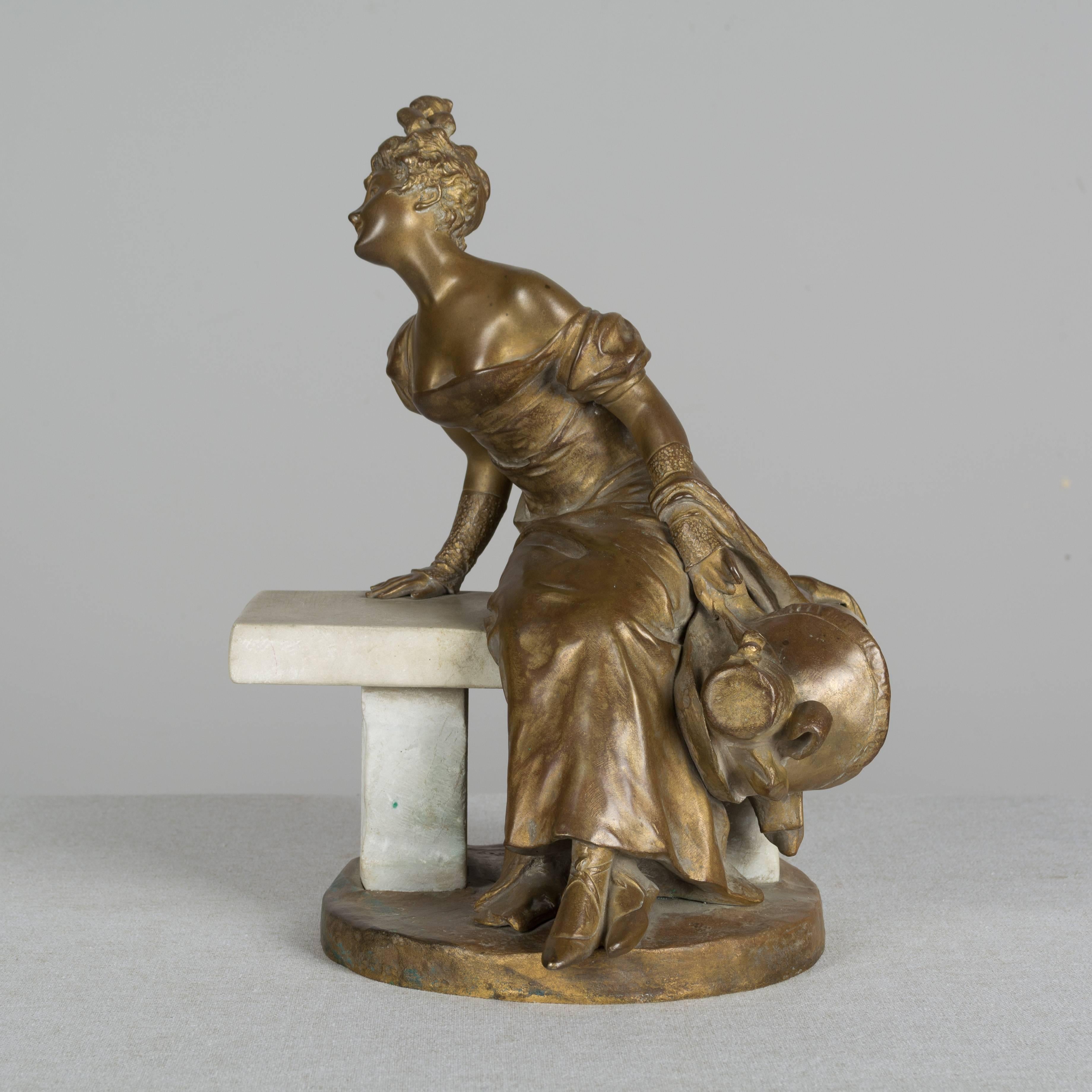 19th Century French Bronze by Georges Van der Straeten