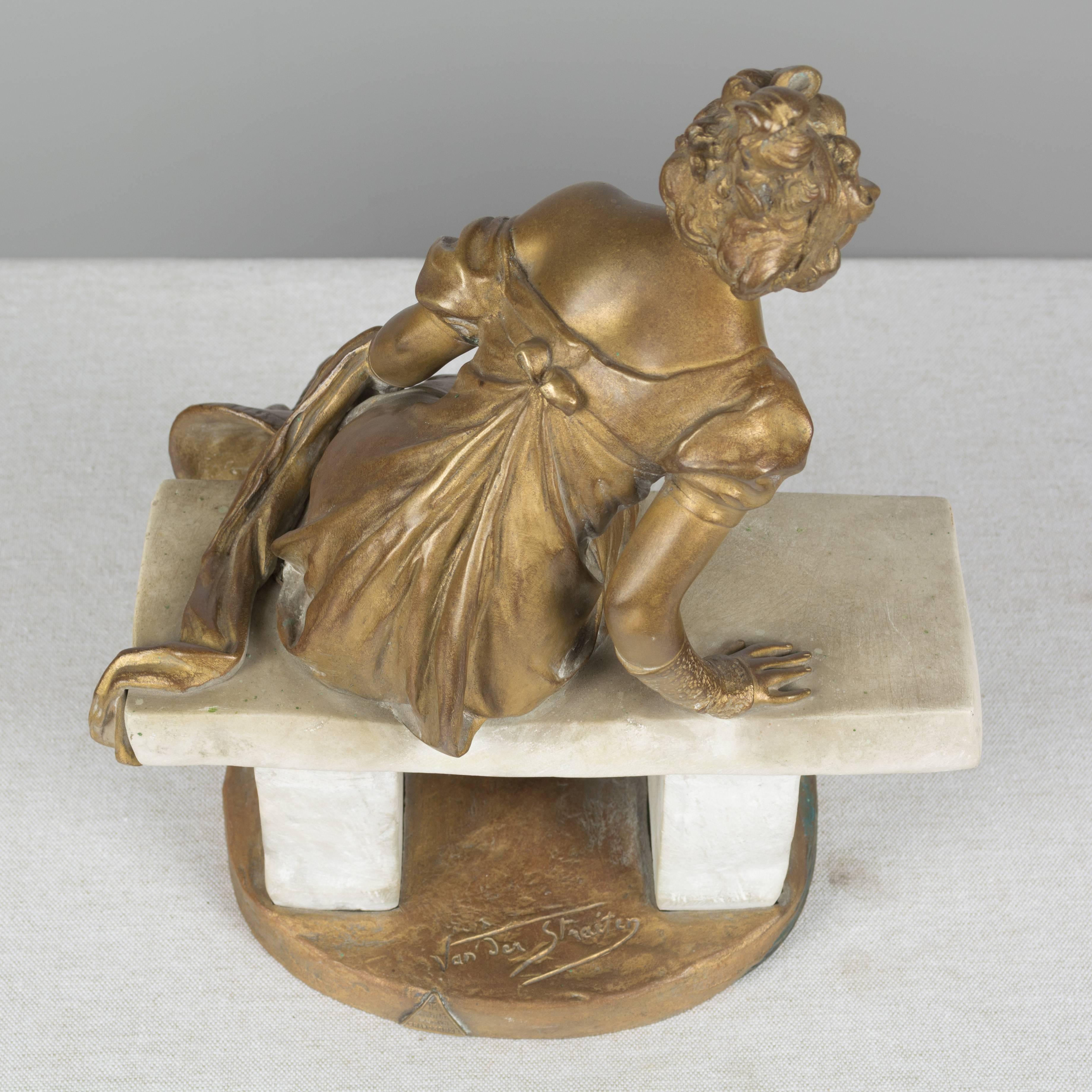 French Bronze by Georges Van der Straeten 3