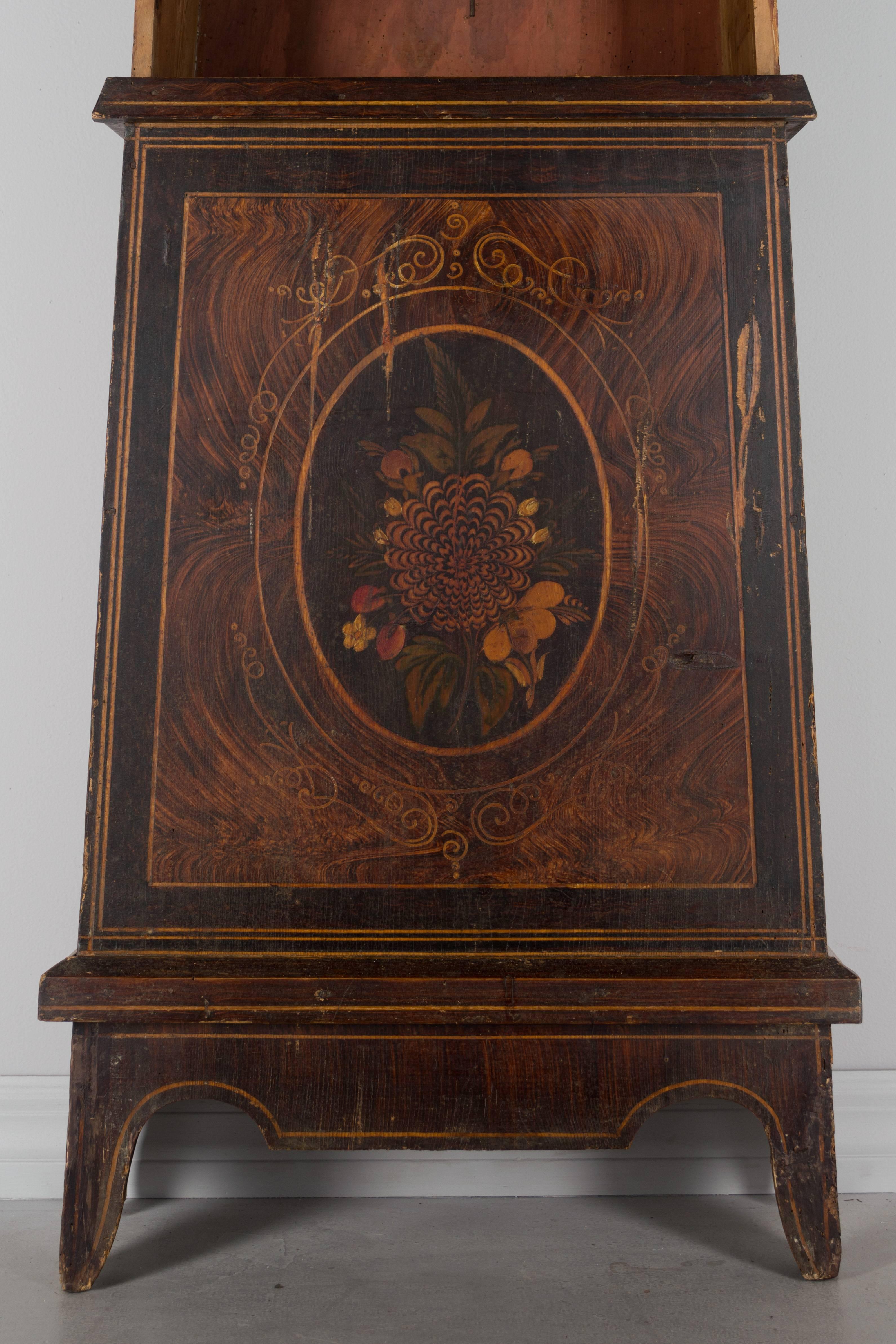 19th Century French Comtoise or Grandfather Clock 2