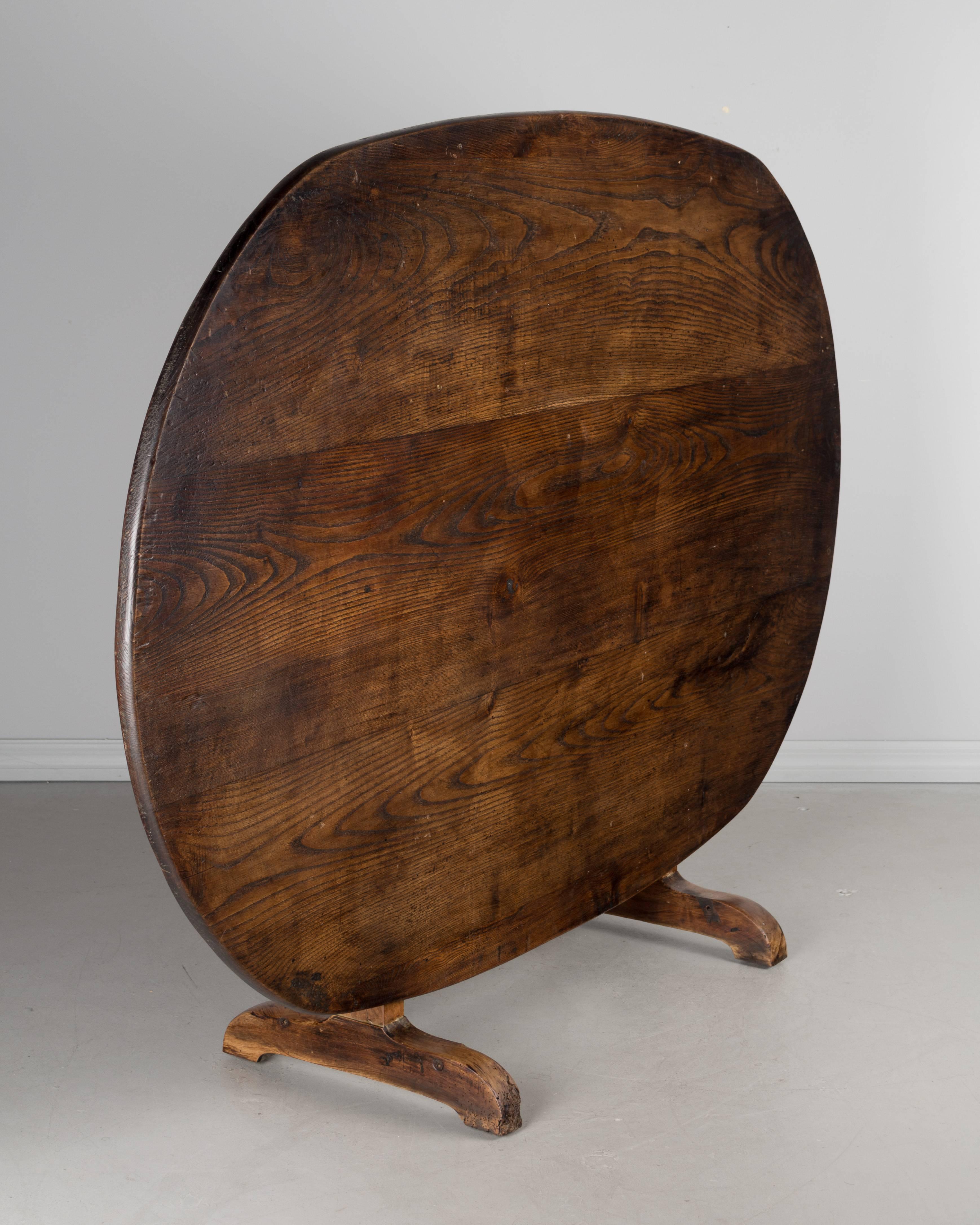 Country 19th Century French Tilt-Top Table