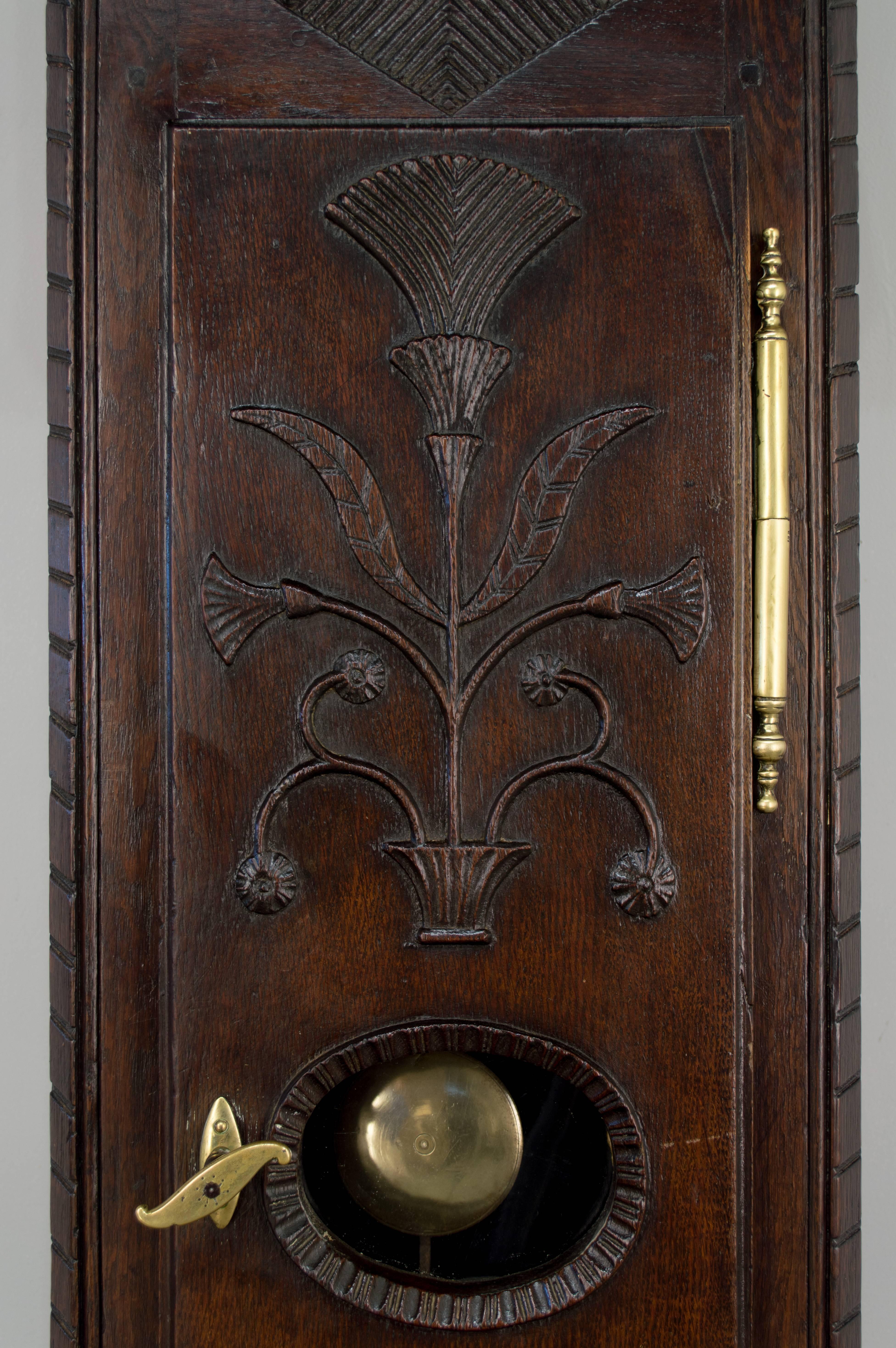 18th Century French Antique Tall Case Clock In Excellent Condition In Winter Park, FL