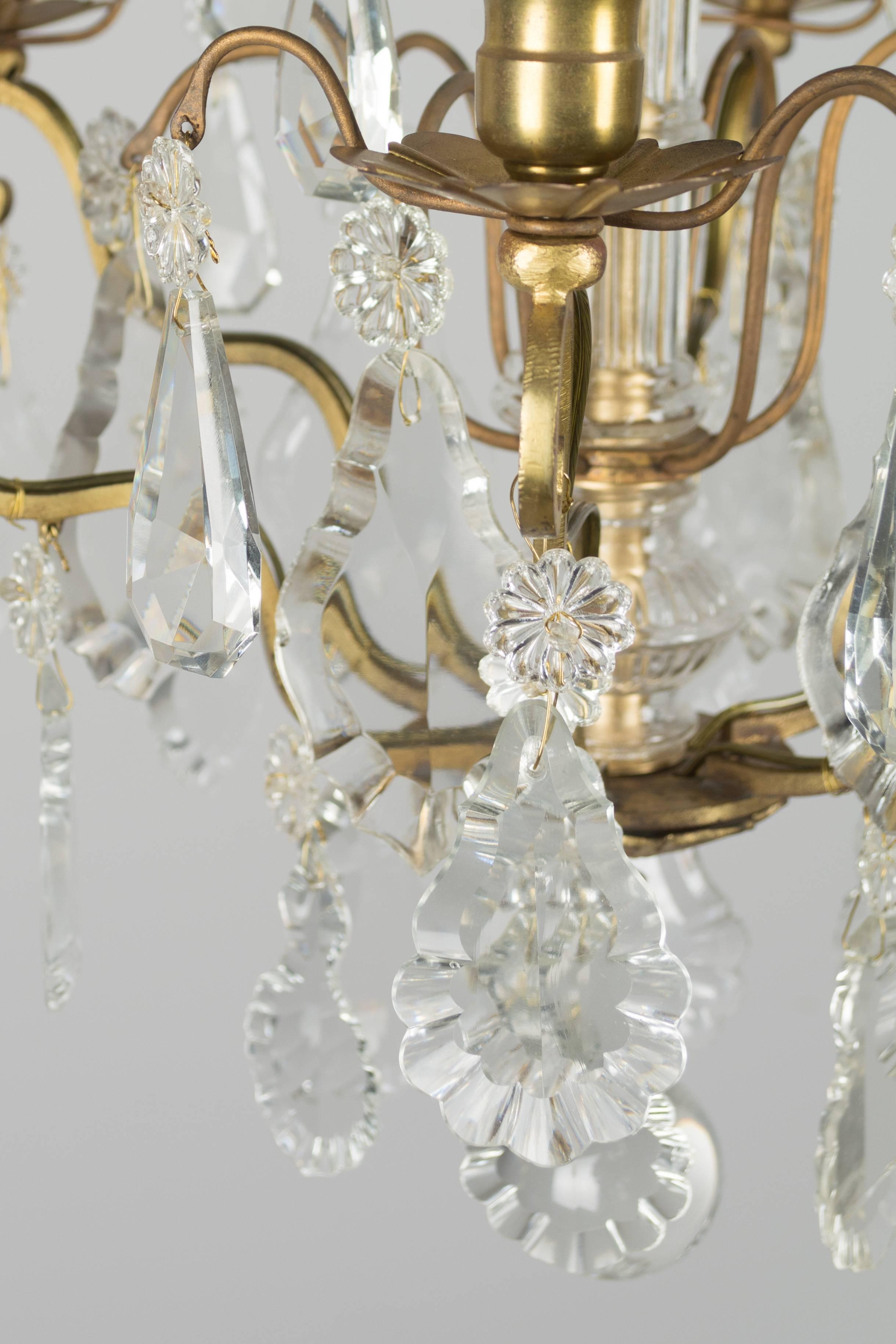 French Louis XV Style Crystal Chandelier 3