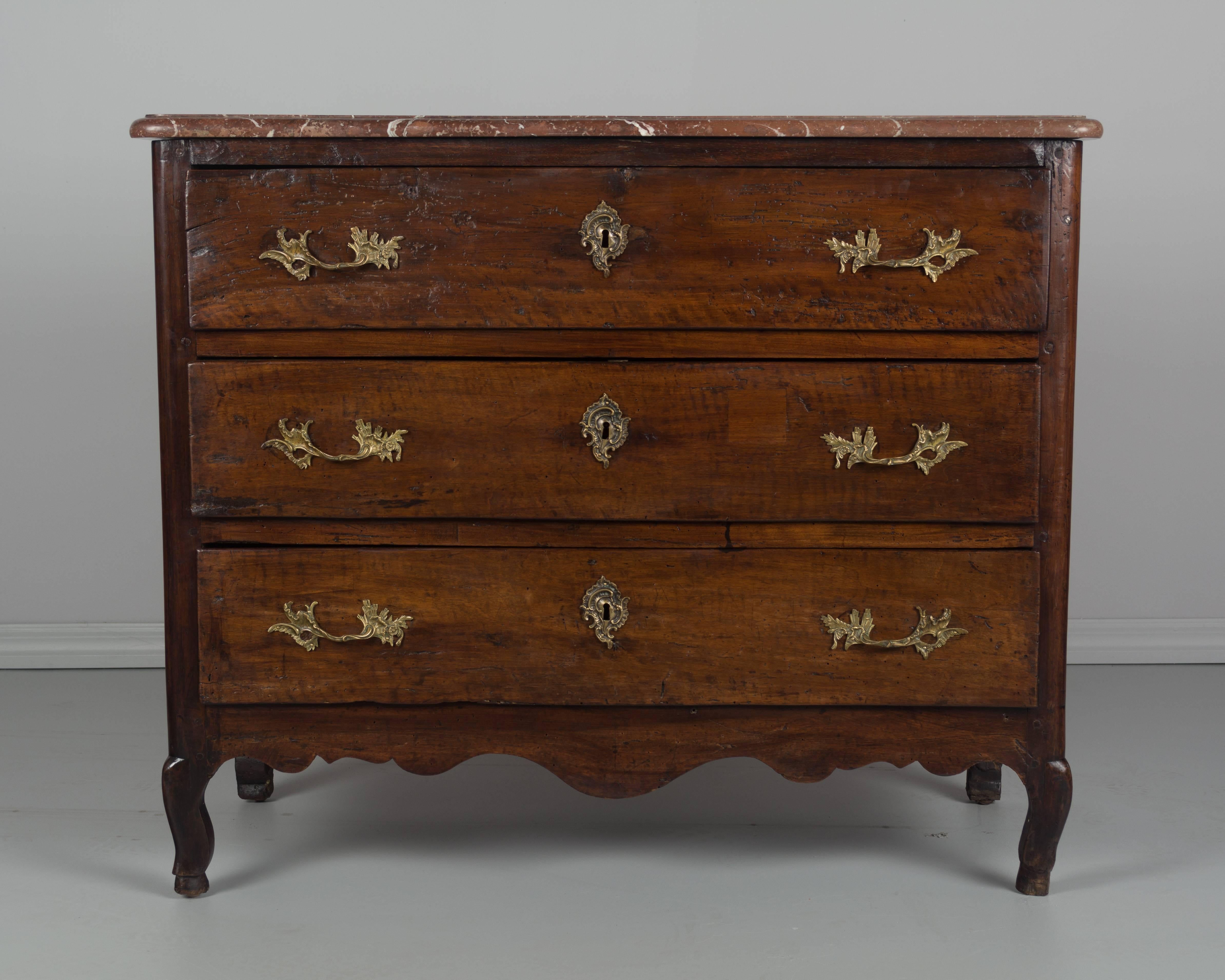 18th Century Country French Louis XV Style Commode In Good Condition In Winter Park, FL