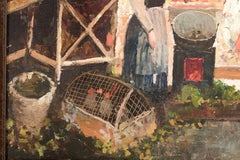 Italian Market Scene Painting