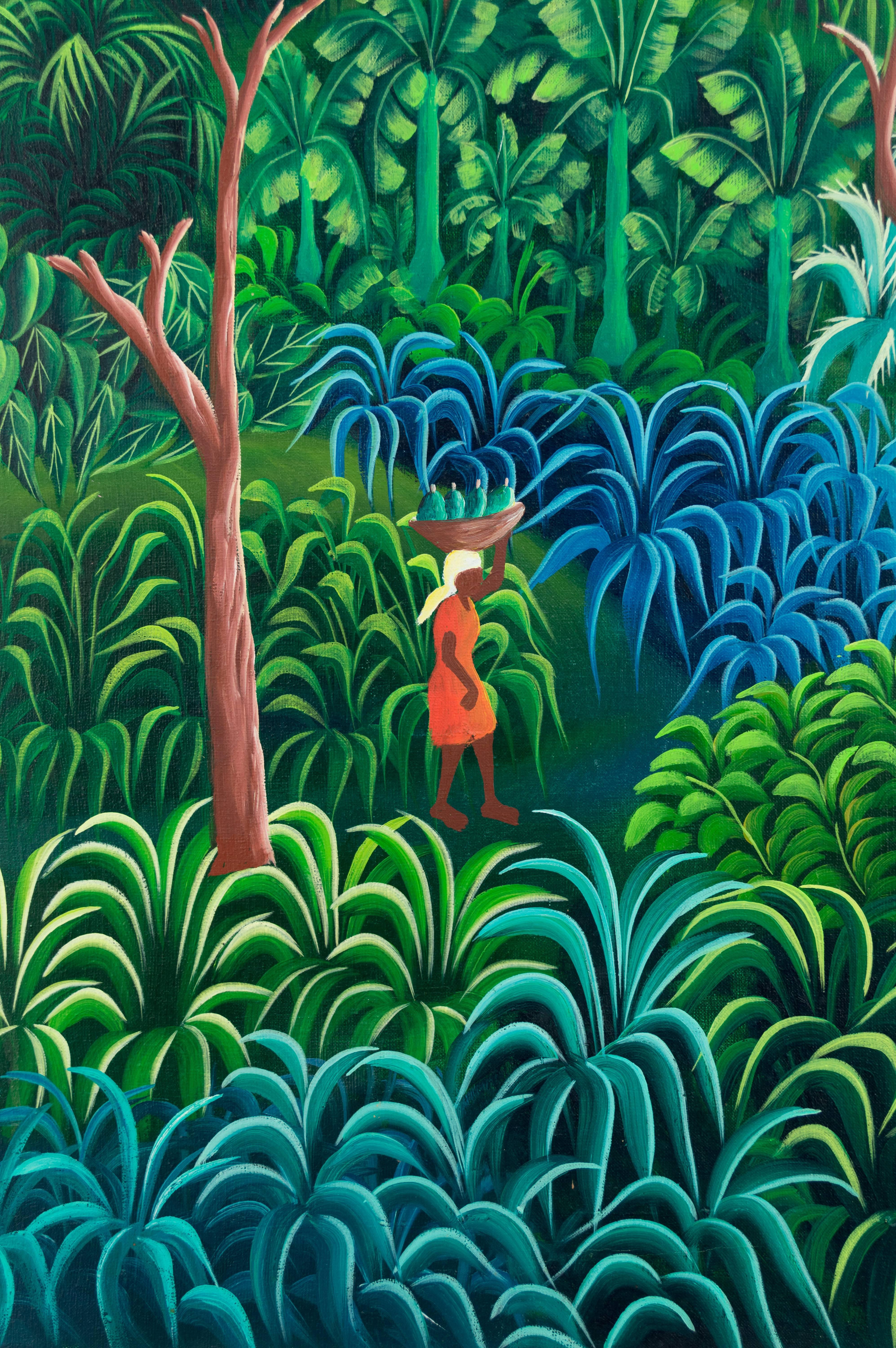 20th Century Haitian Painting by Jean St. Fleur