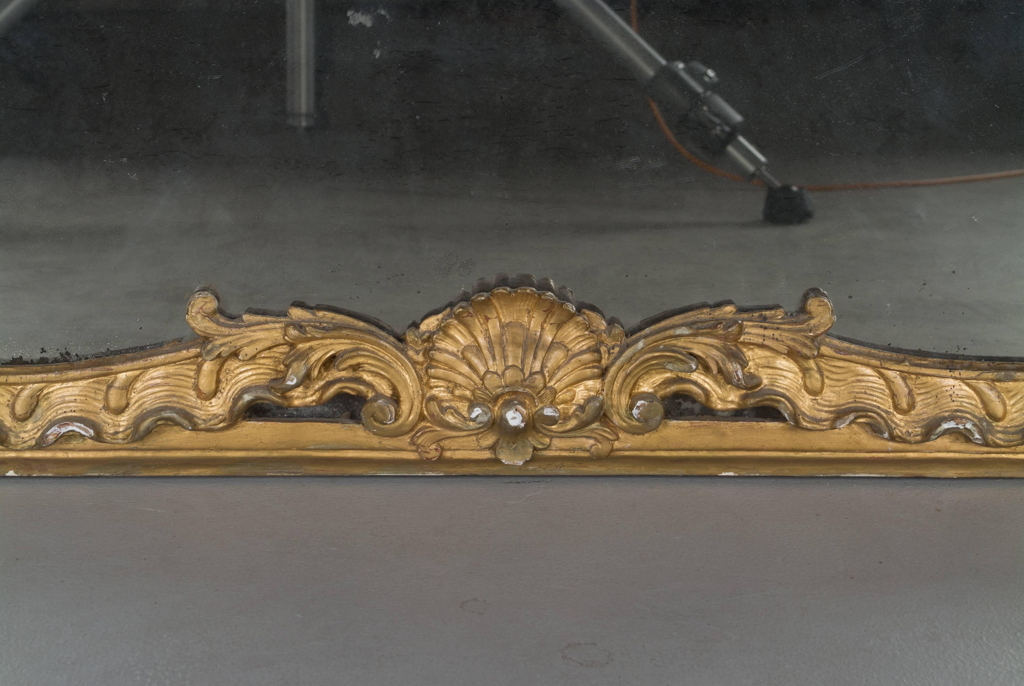 Louis XVI French Trumeau Mirror 1
