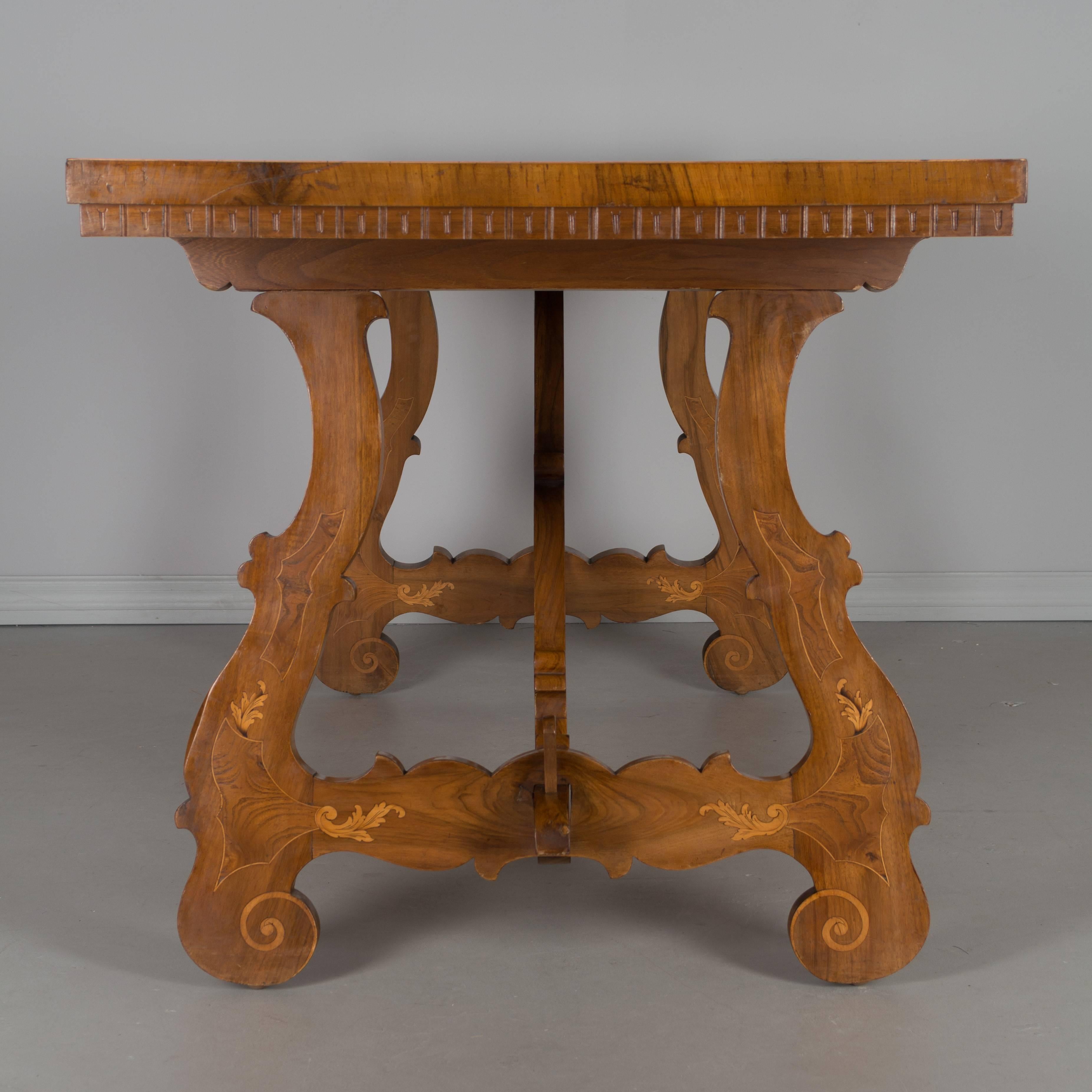 20th Century Spanish Baroque Style Center Table