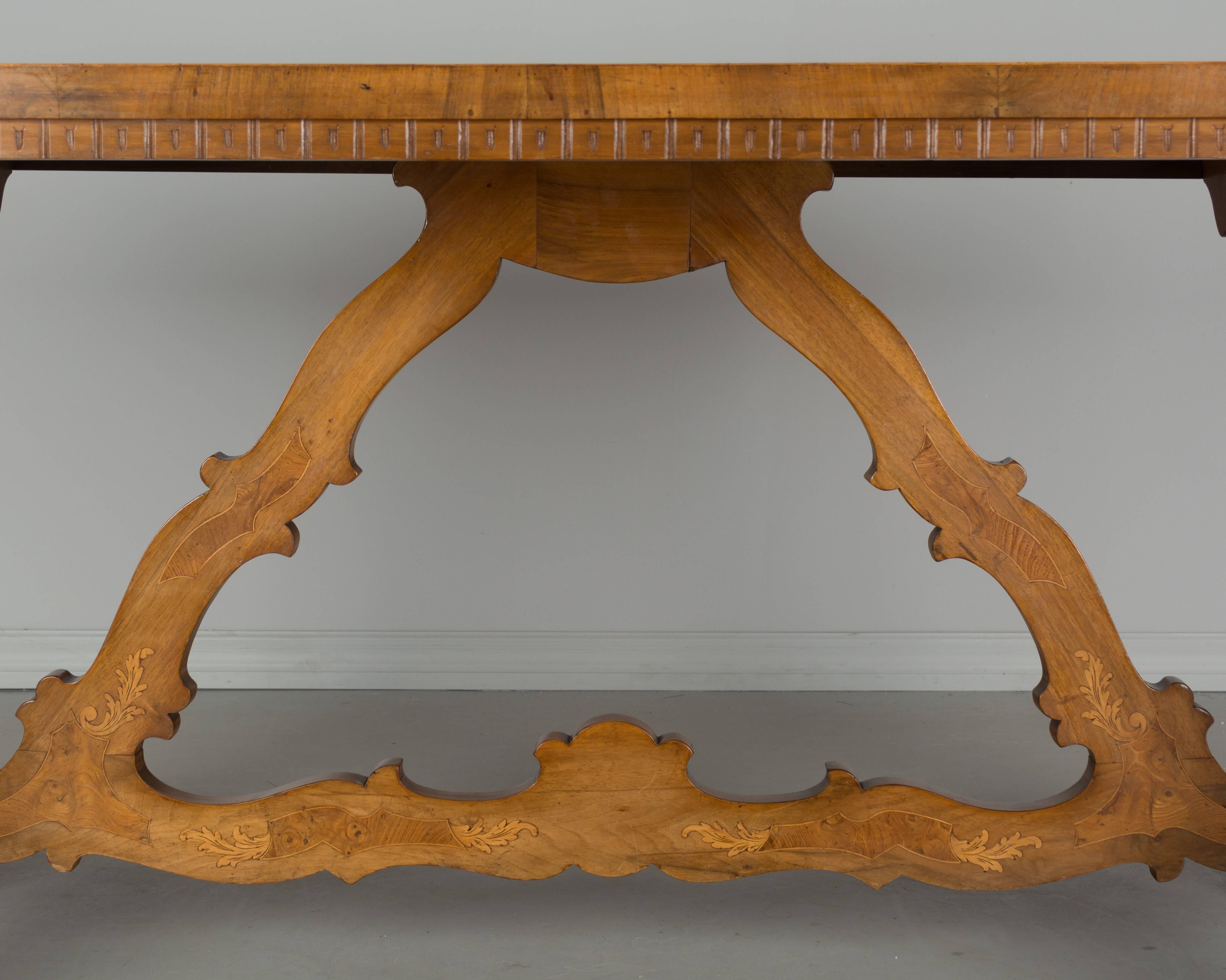 Spanish Baroque Style Center Table In Good Condition In Winter Park, FL