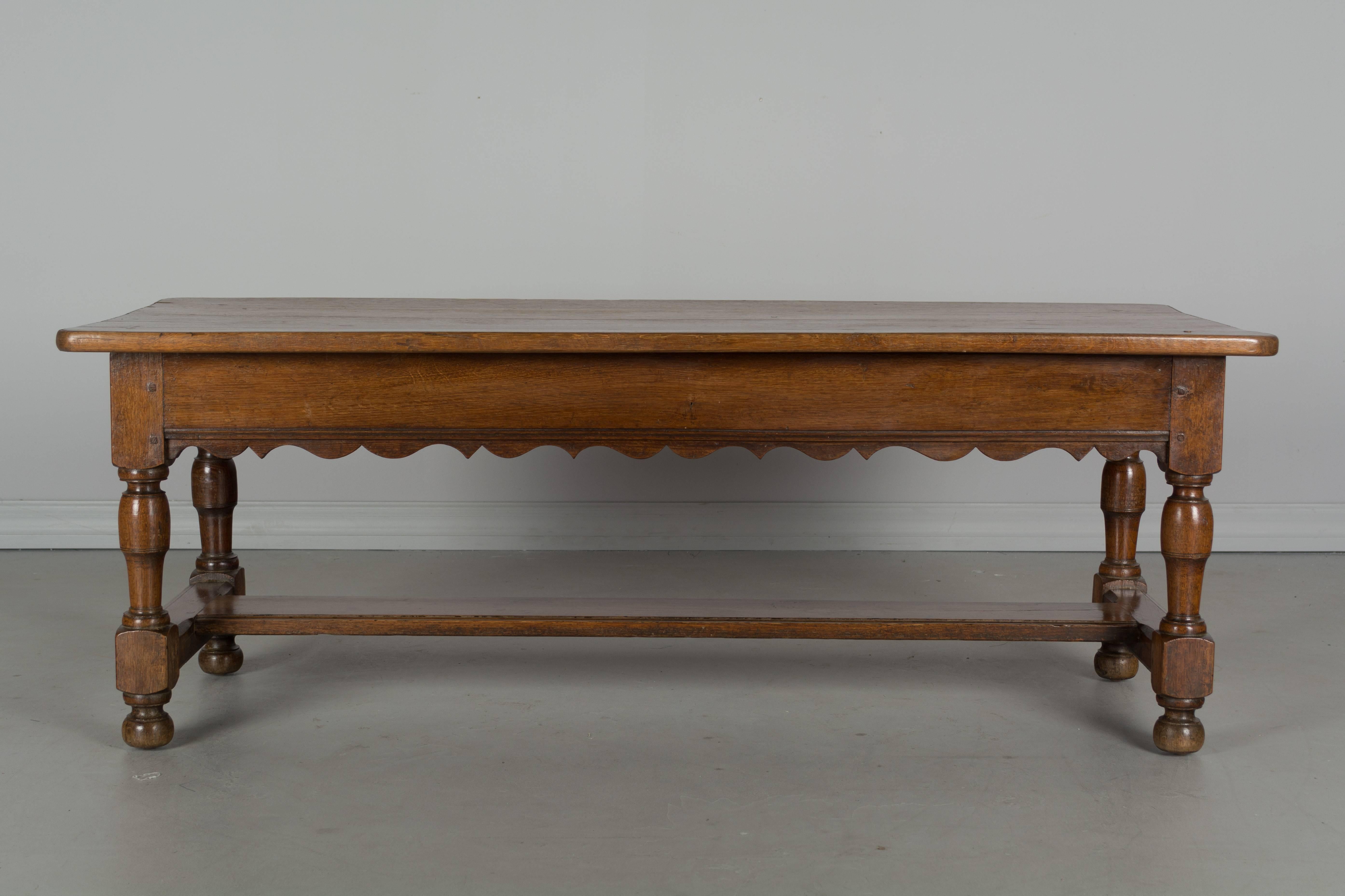 19th Century Country French Oak Bench 2