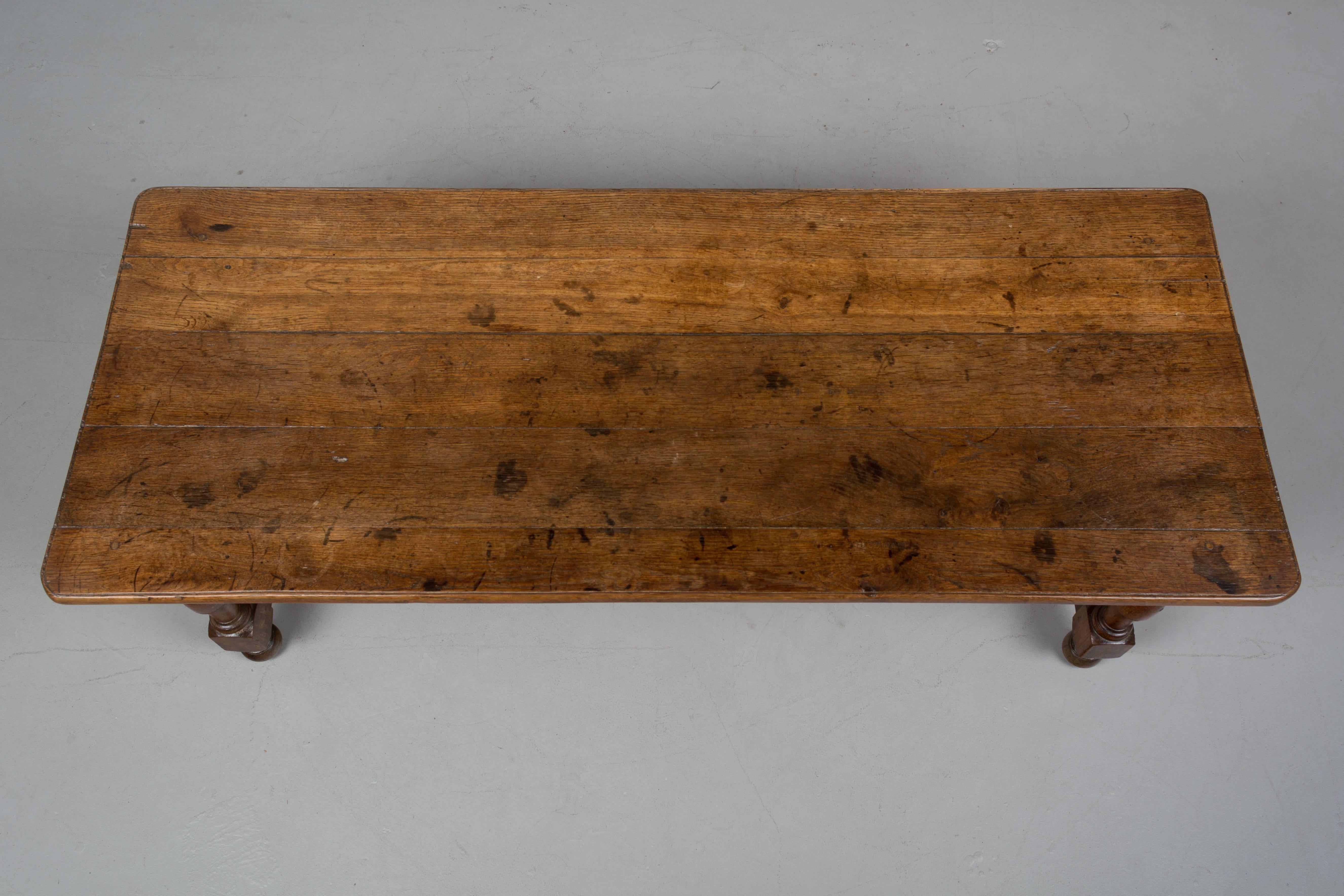 19th Century Country French Oak Bench 4