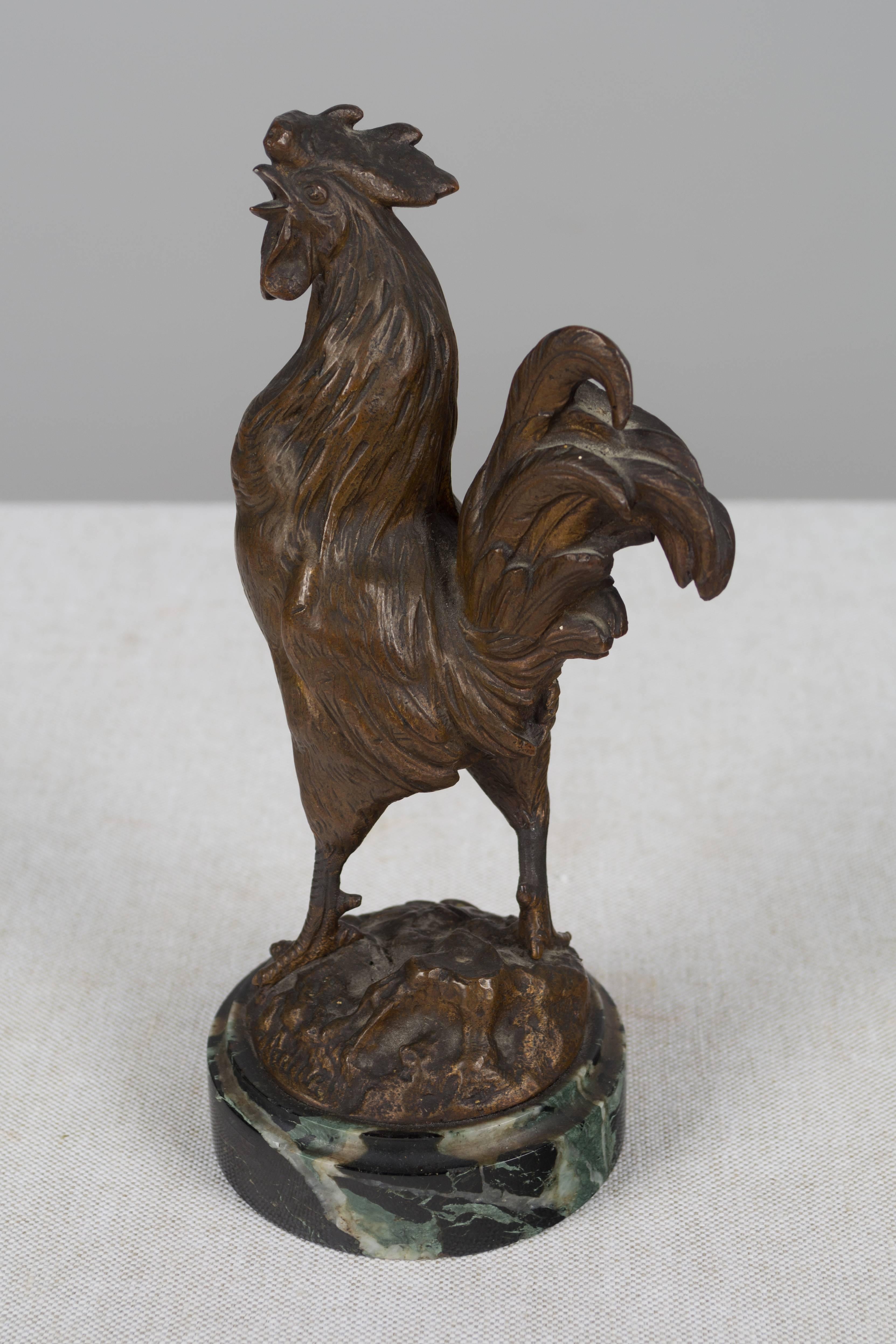 19th Century French Bronze Rooster by Charles Paillet 3