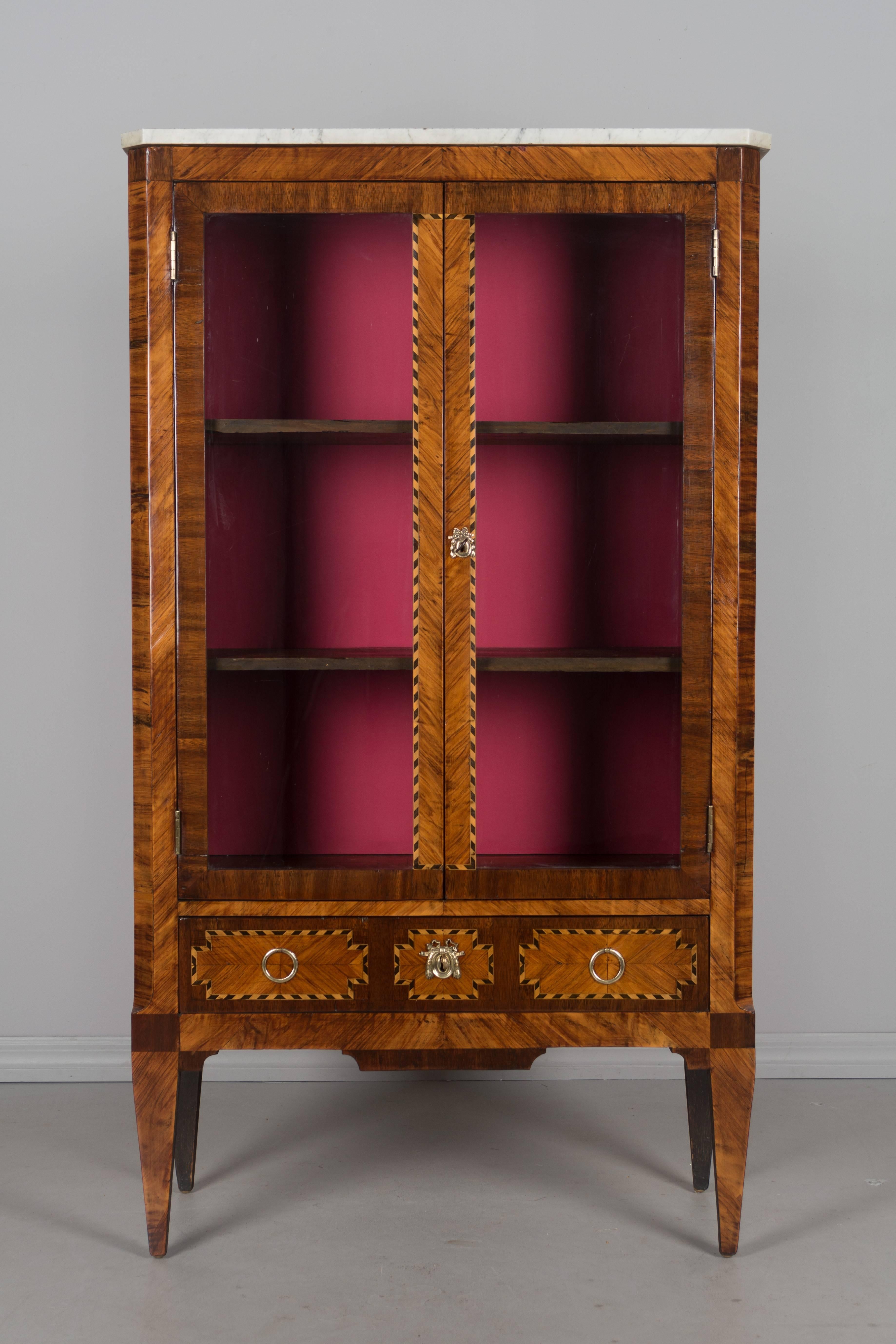 Marquetry 18th Century French Louis XVI Bibliotheque