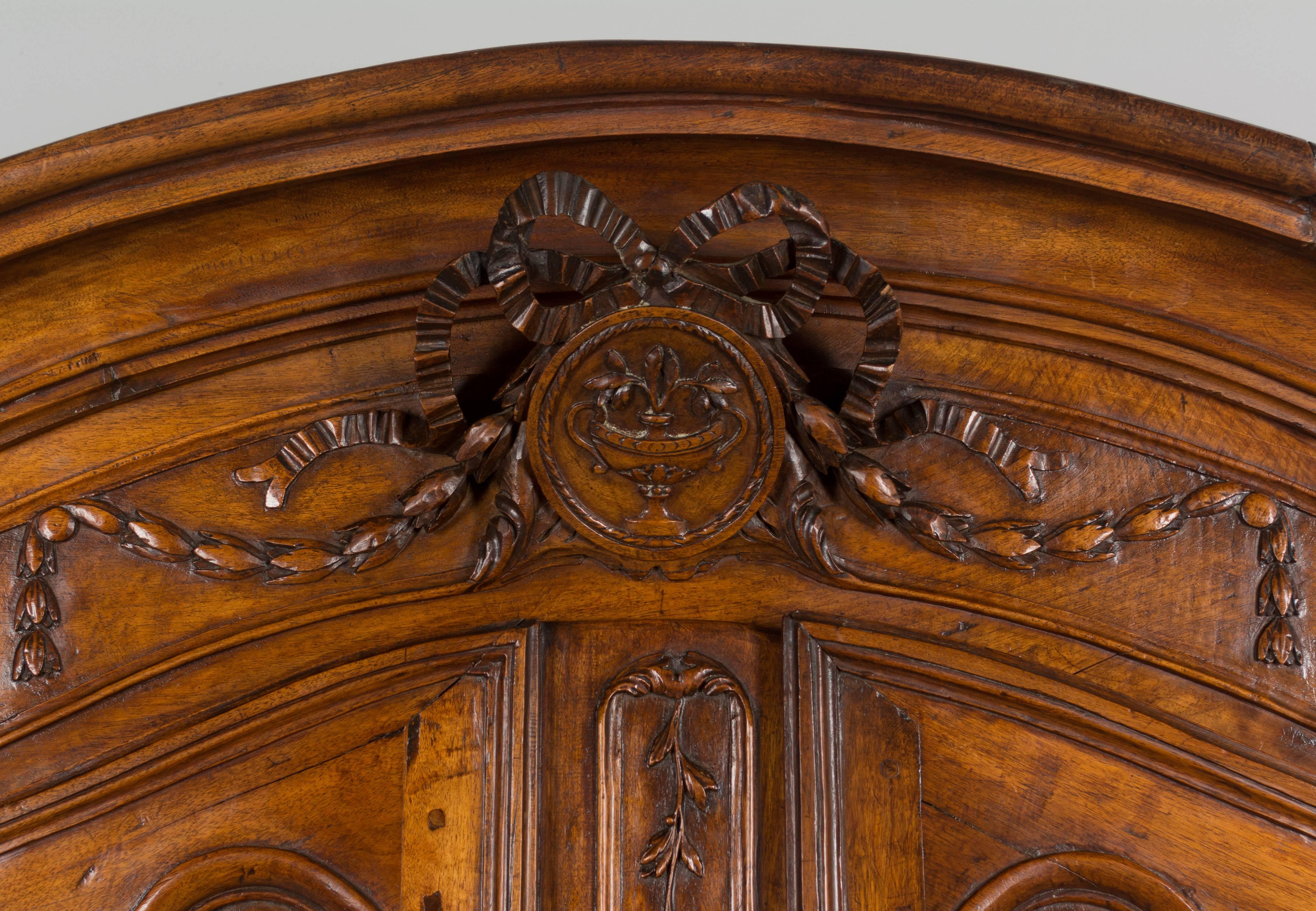 18th Century and Earlier French Louis XV Buffet a Deux Corps or Sideboard