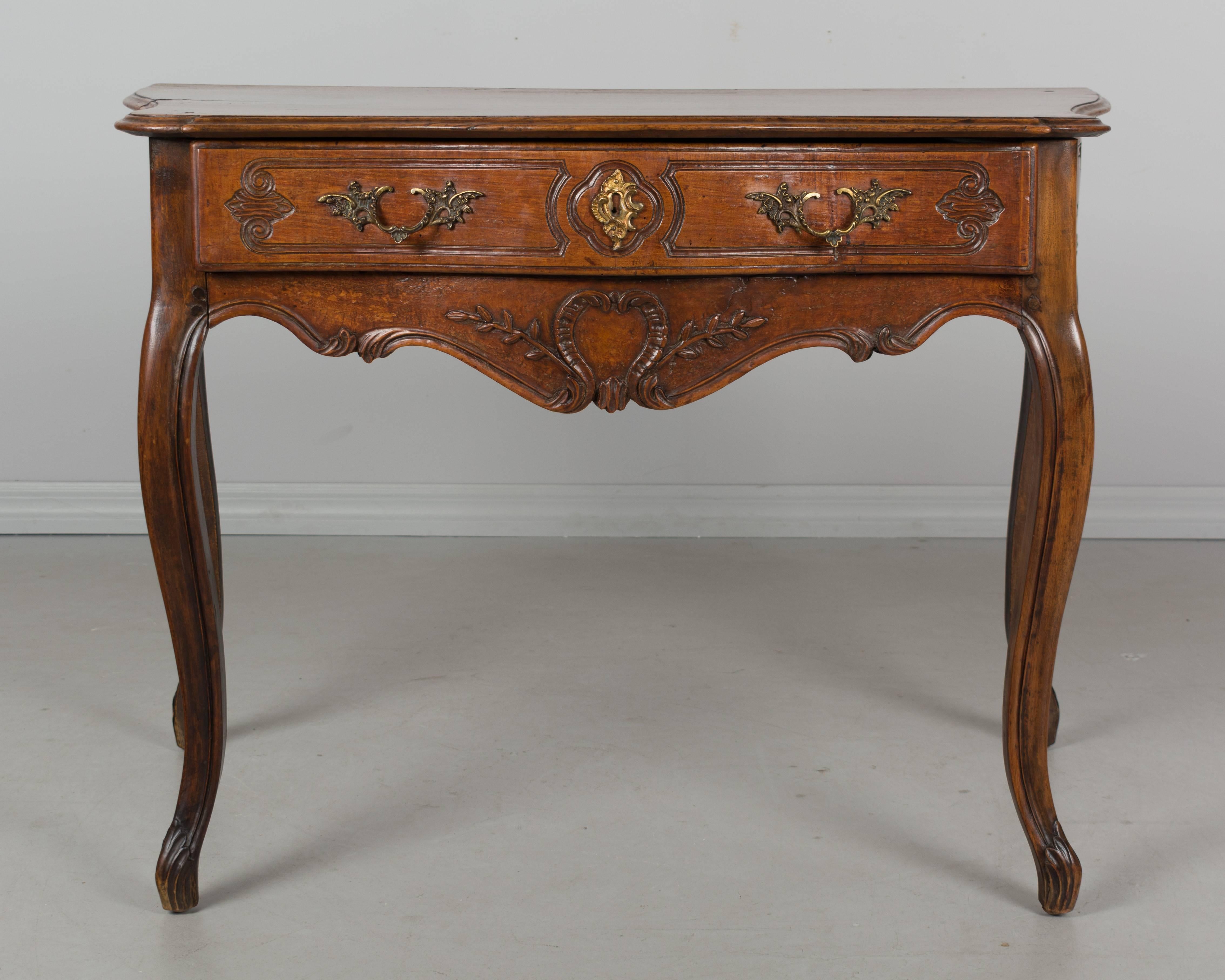 Bronze 19th Century Louis XV Style Provencal Console Table
