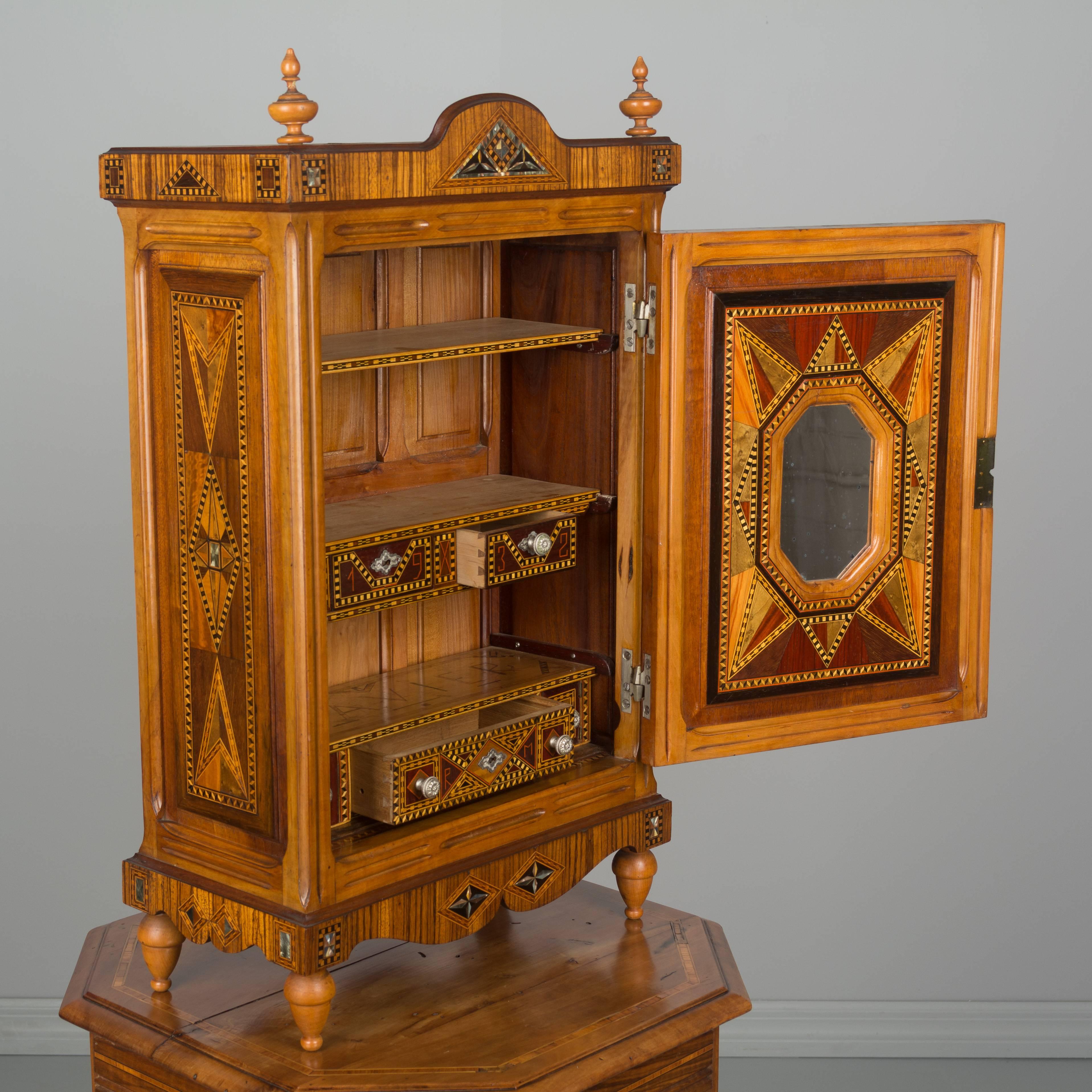 Arts and Crafts Art Deco Cabinet by French Ebéniste