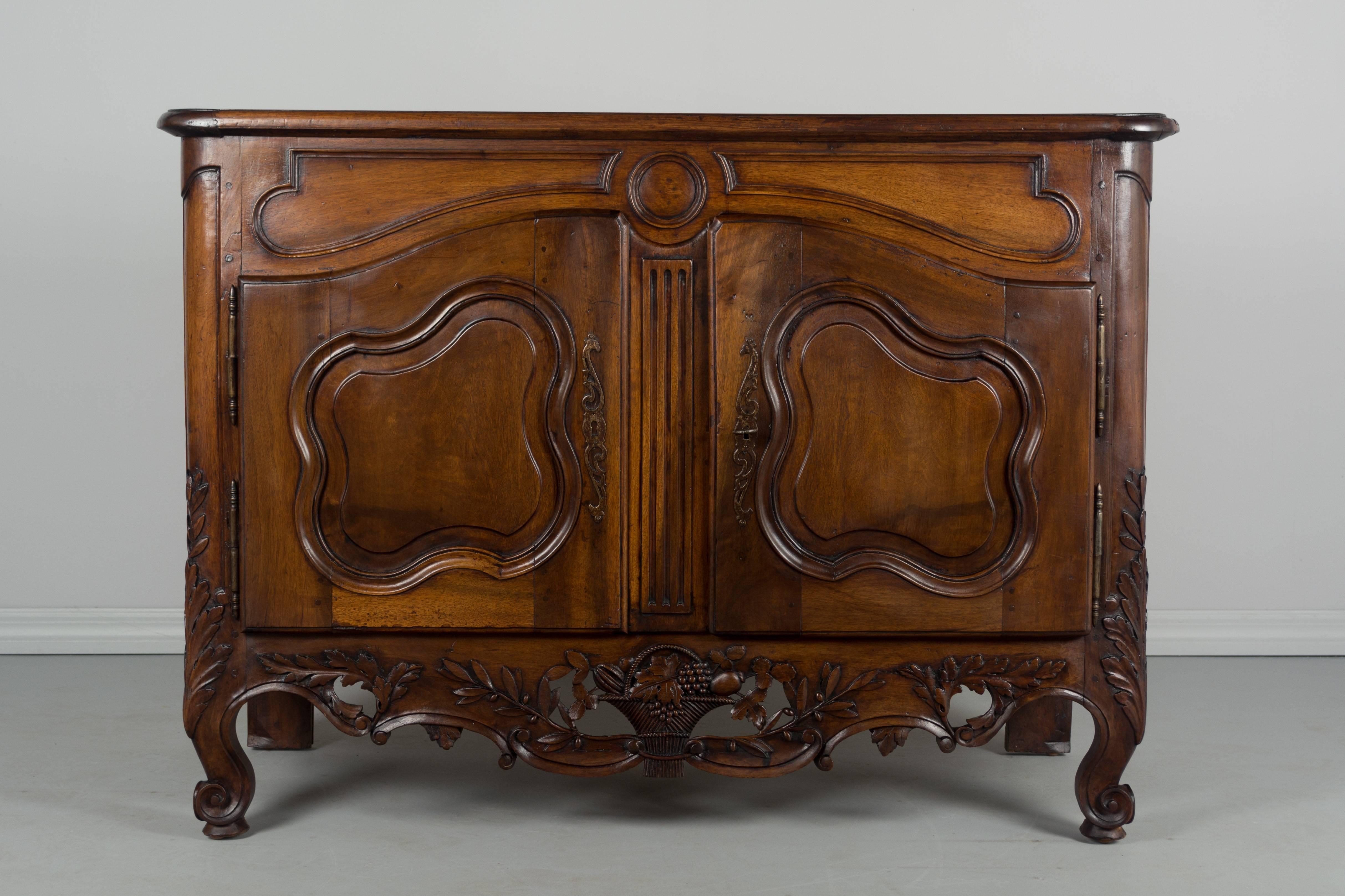 Hand-Carved 18th Century Louis XV Period Buffet or Sideboard