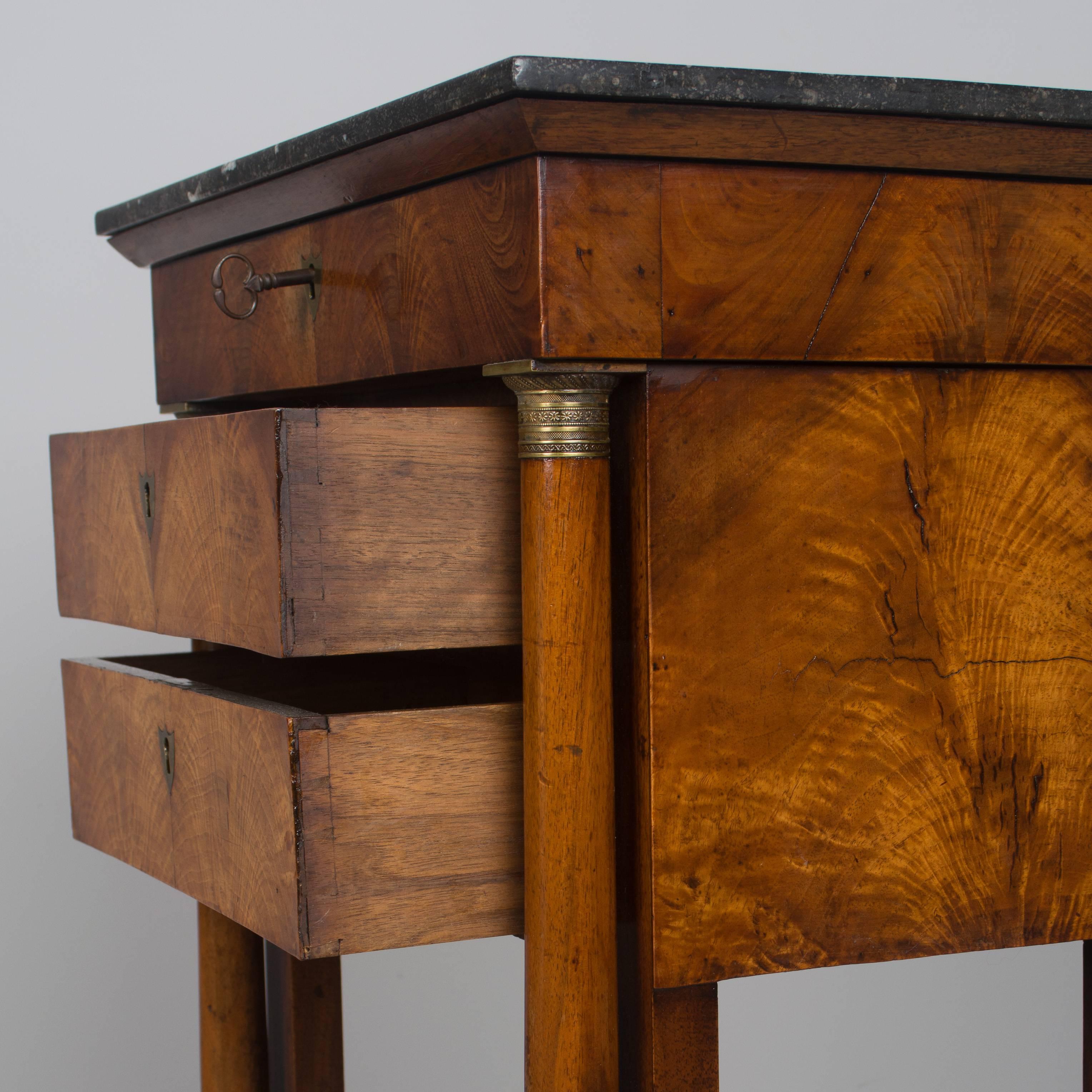 19th Century French Empire Period Walnut Table 5