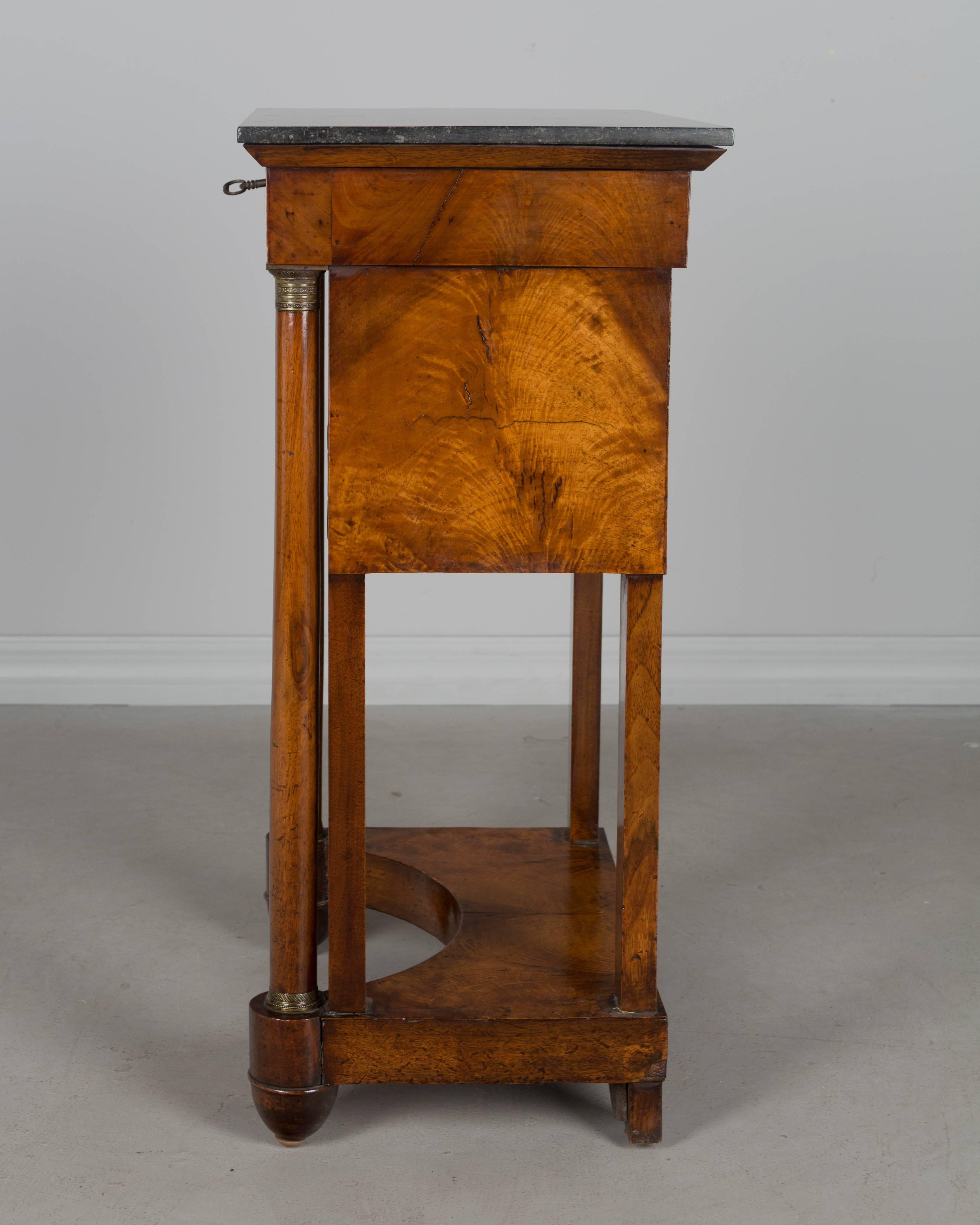 19th Century French Empire Period Walnut Table 1