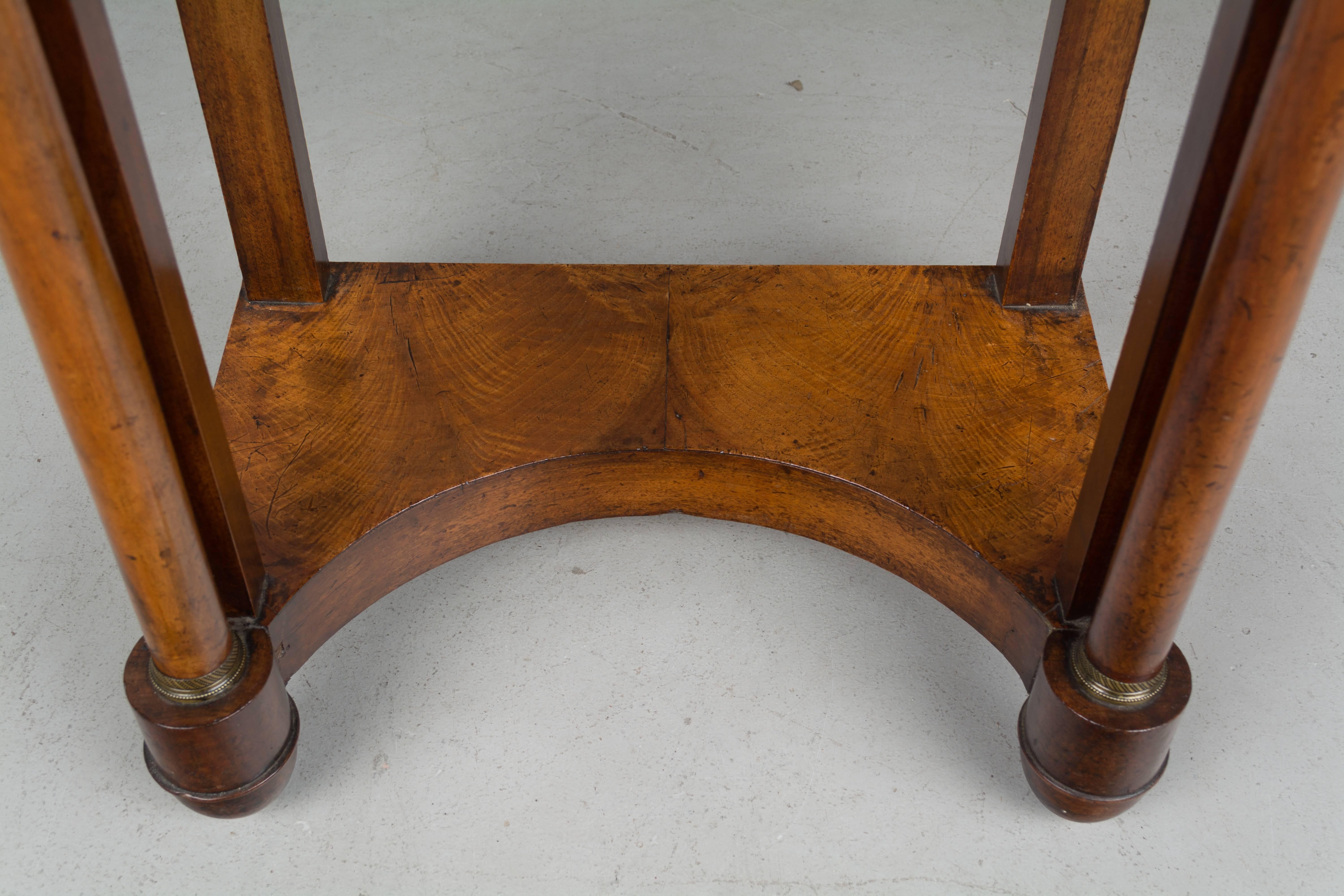 19th Century French Empire Period Walnut Table 6