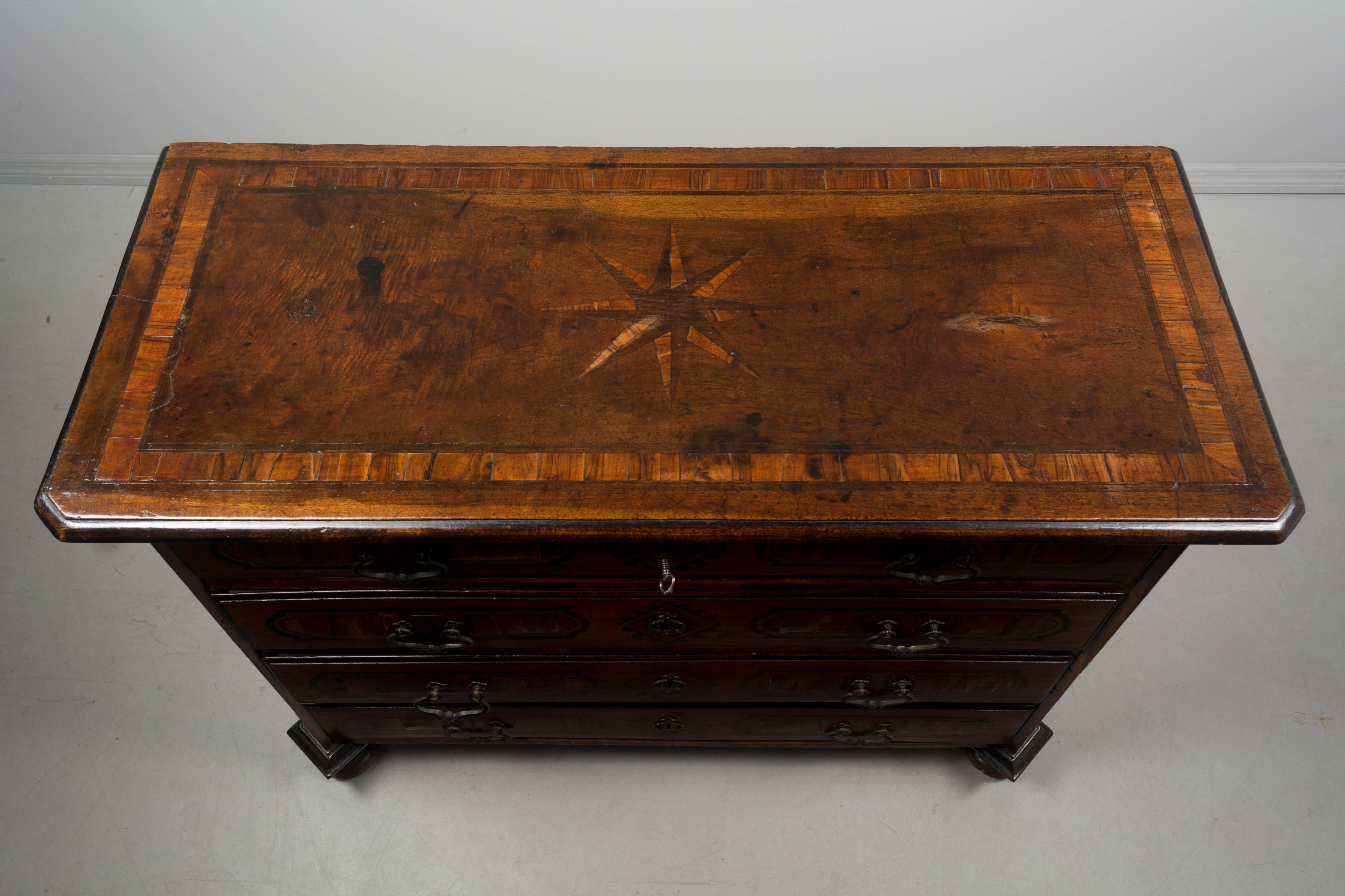 Italian Marquetry Commode or Secretaire 3