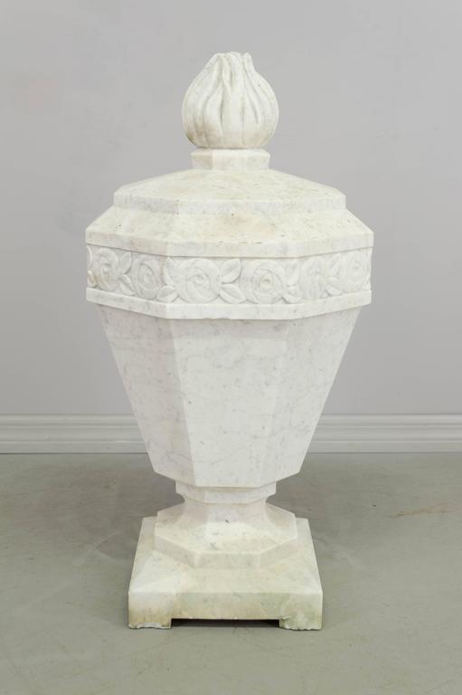 French Art Deco Marble Garden Sculpture at 1stDibs