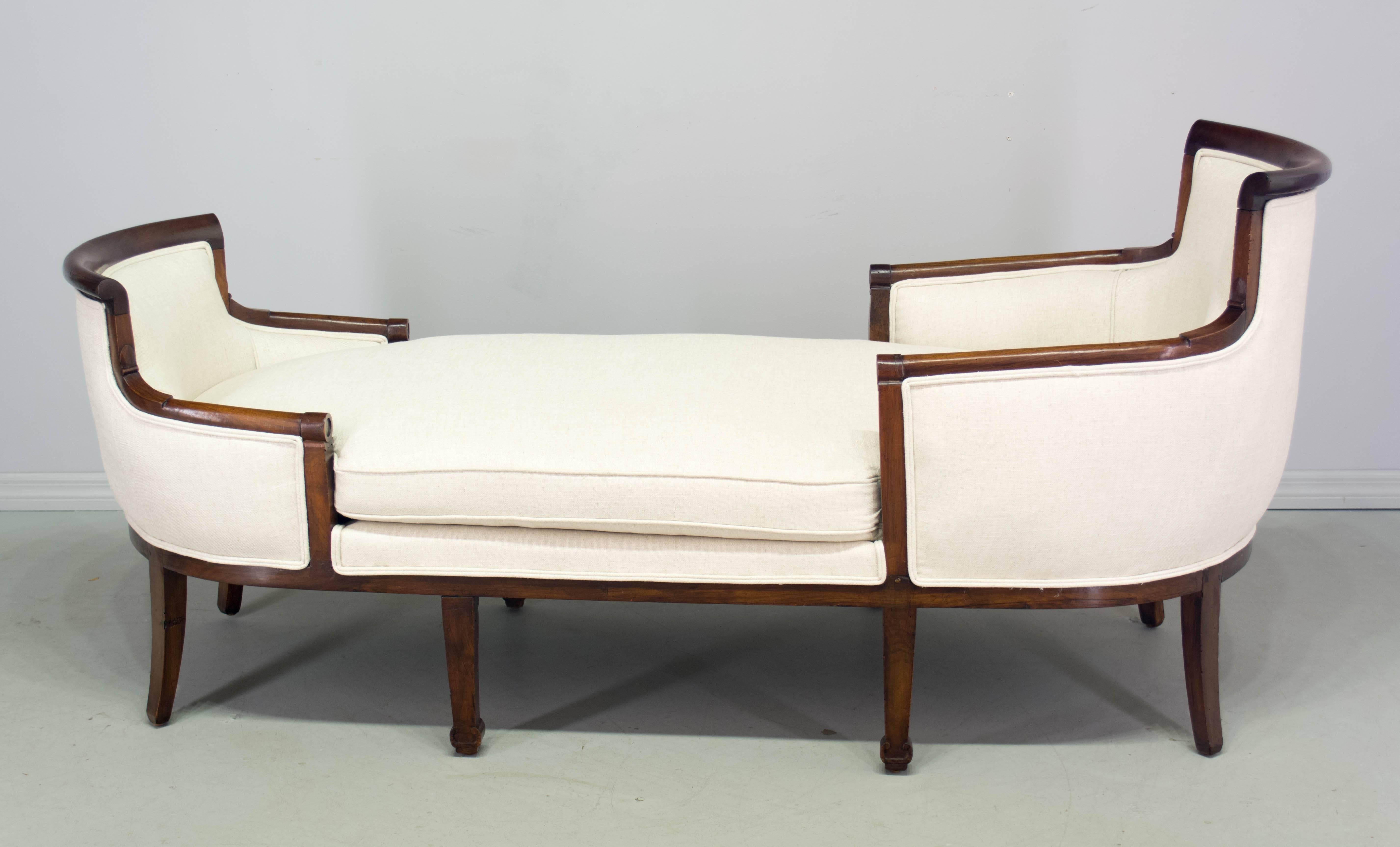 19th Century French Empire Chaise 1