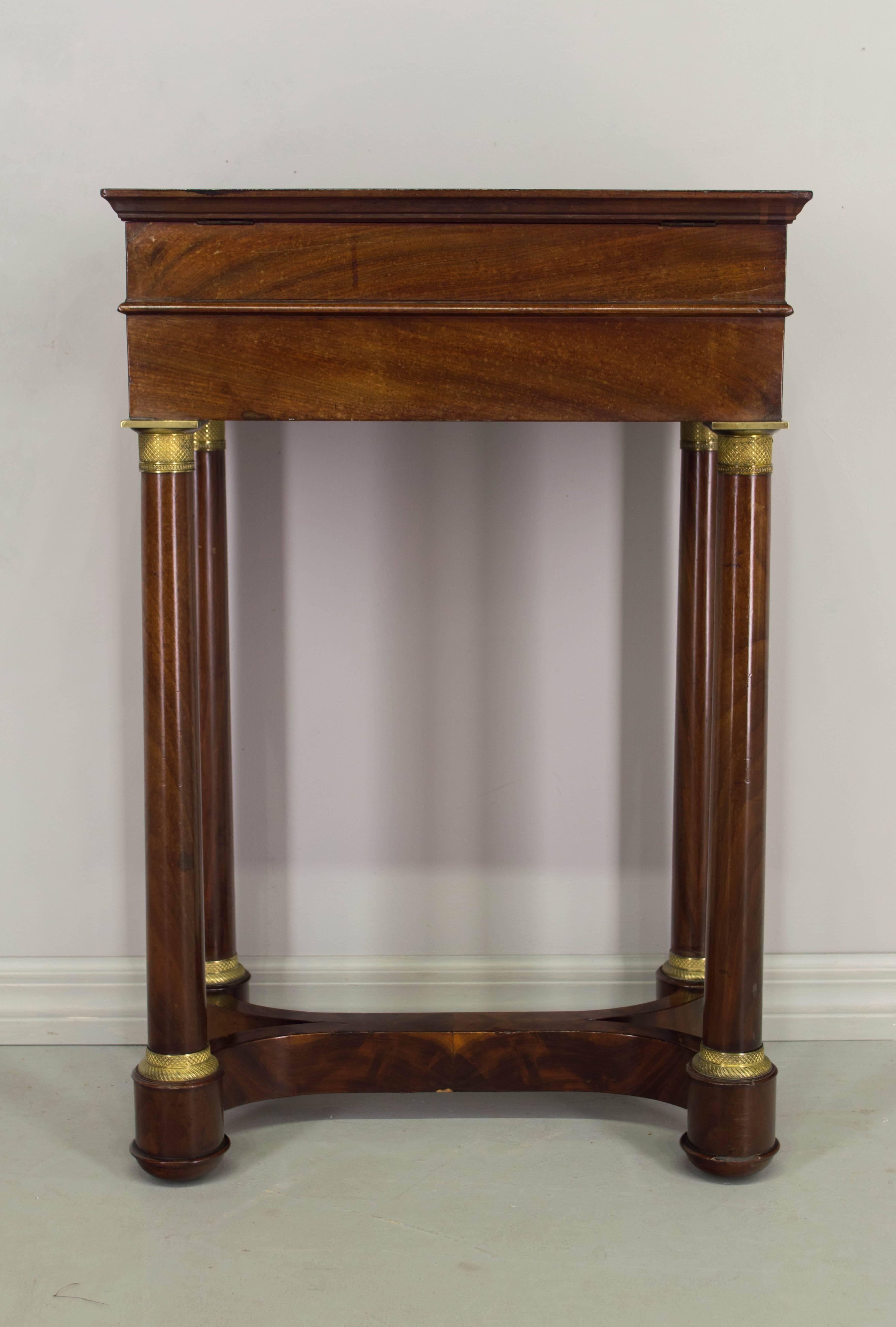 19th Century French Empire Travailleuse or Side Table 1