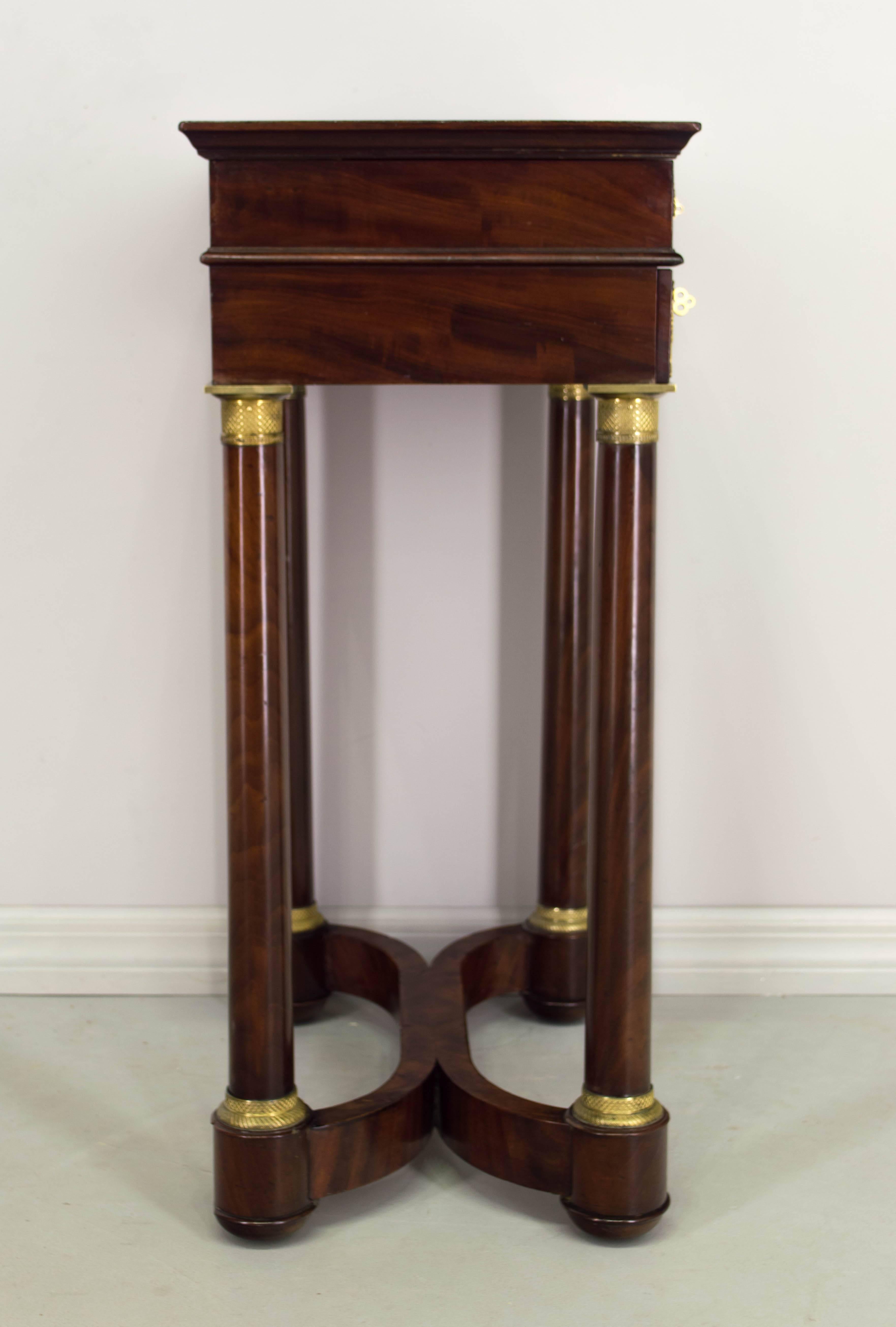 19th Century French Empire Travailleuse or Side Table 2
