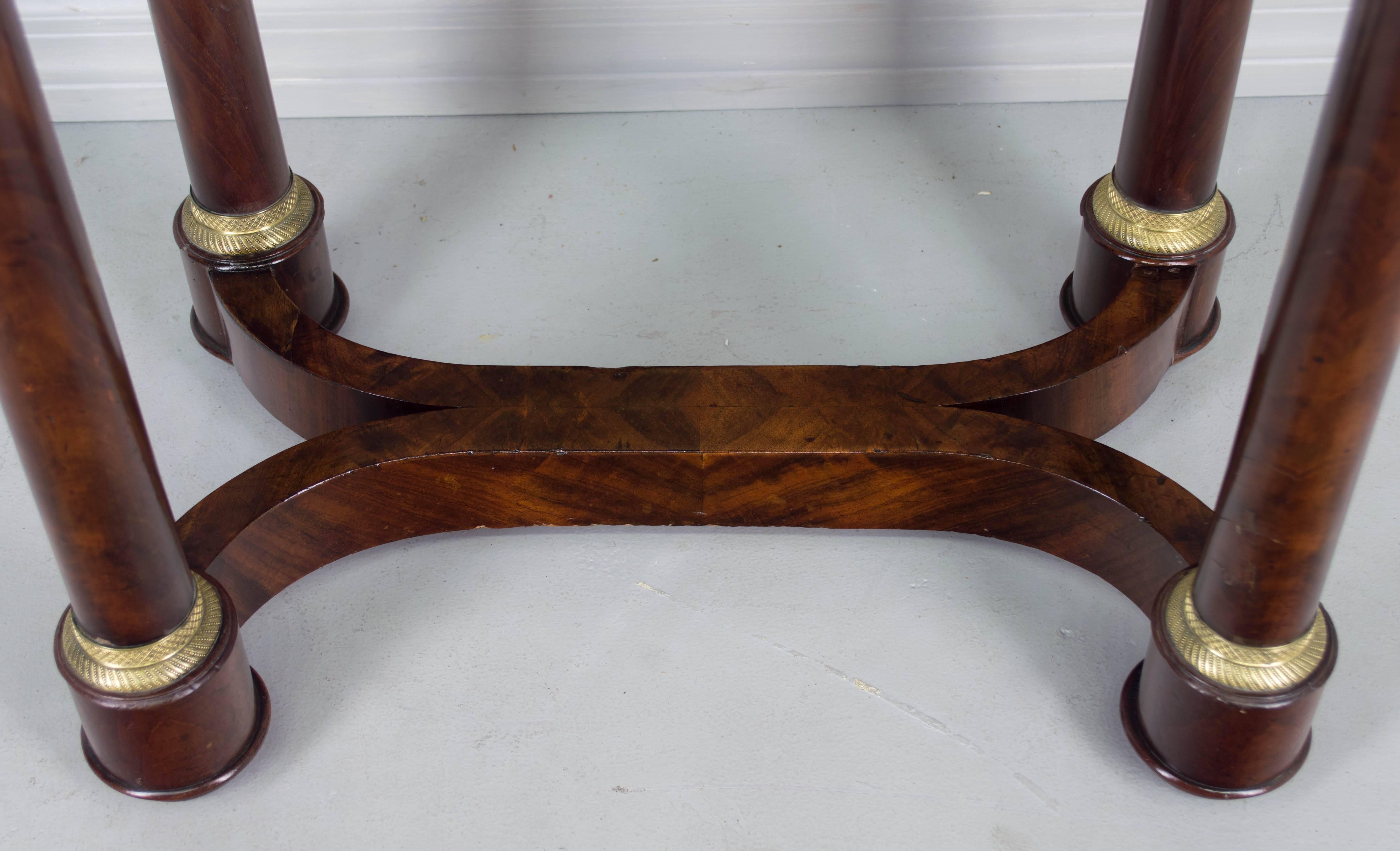 19th Century French Empire Travailleuse or Side Table 4