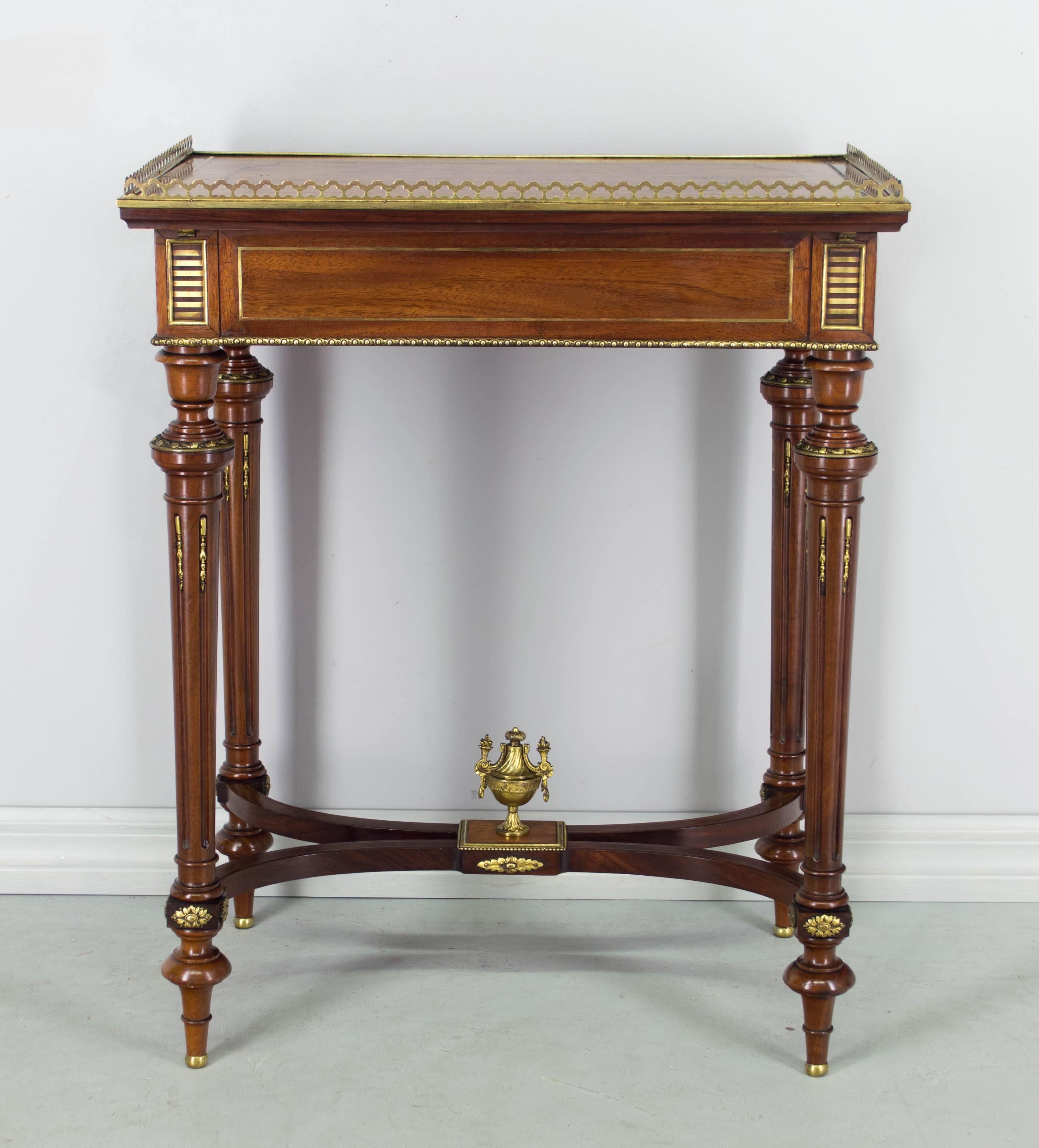 19th Century Napoleon III Travailleuse or Side Table 1