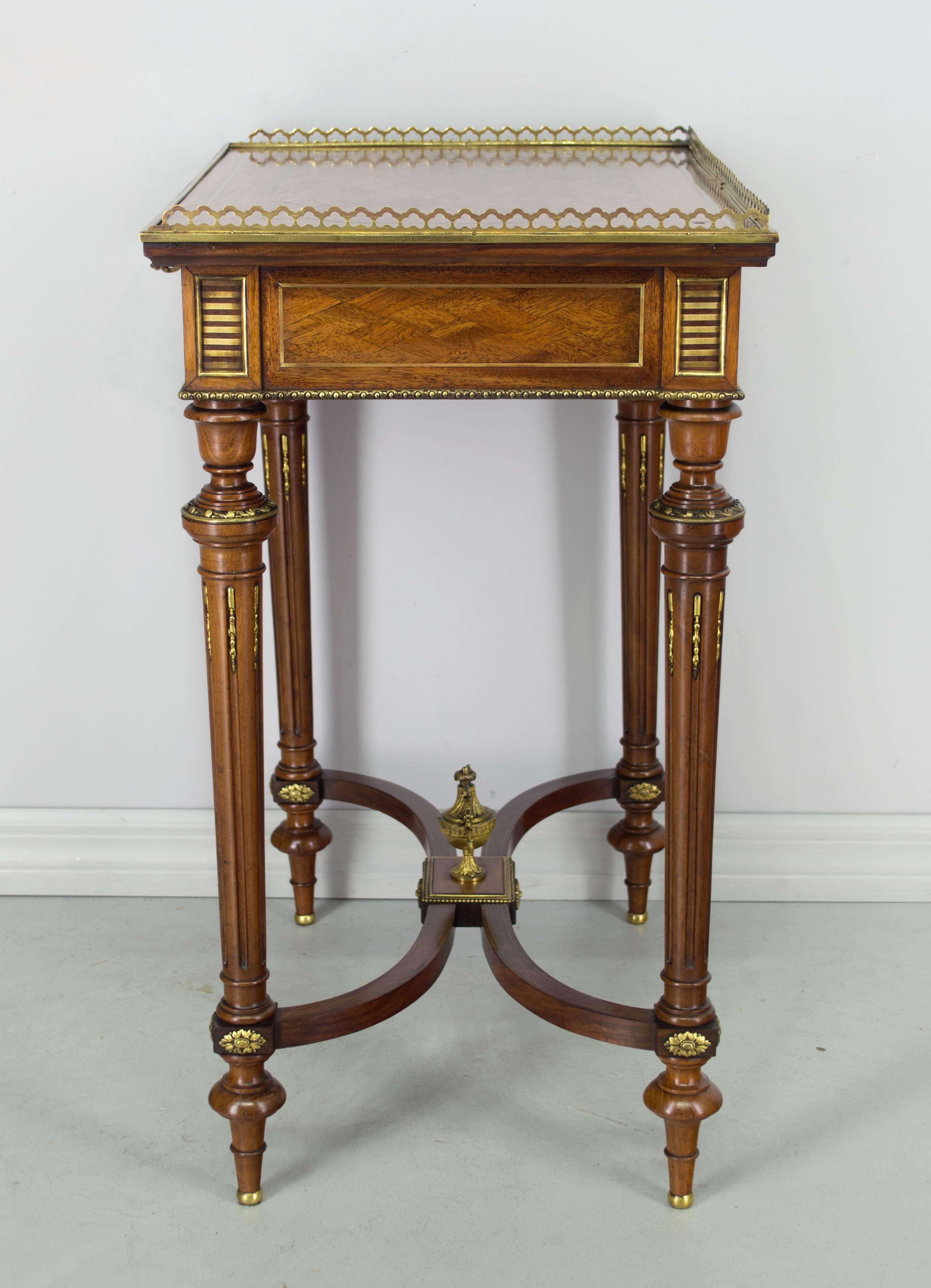 19th Century Napoleon III Travailleuse or Side Table 3