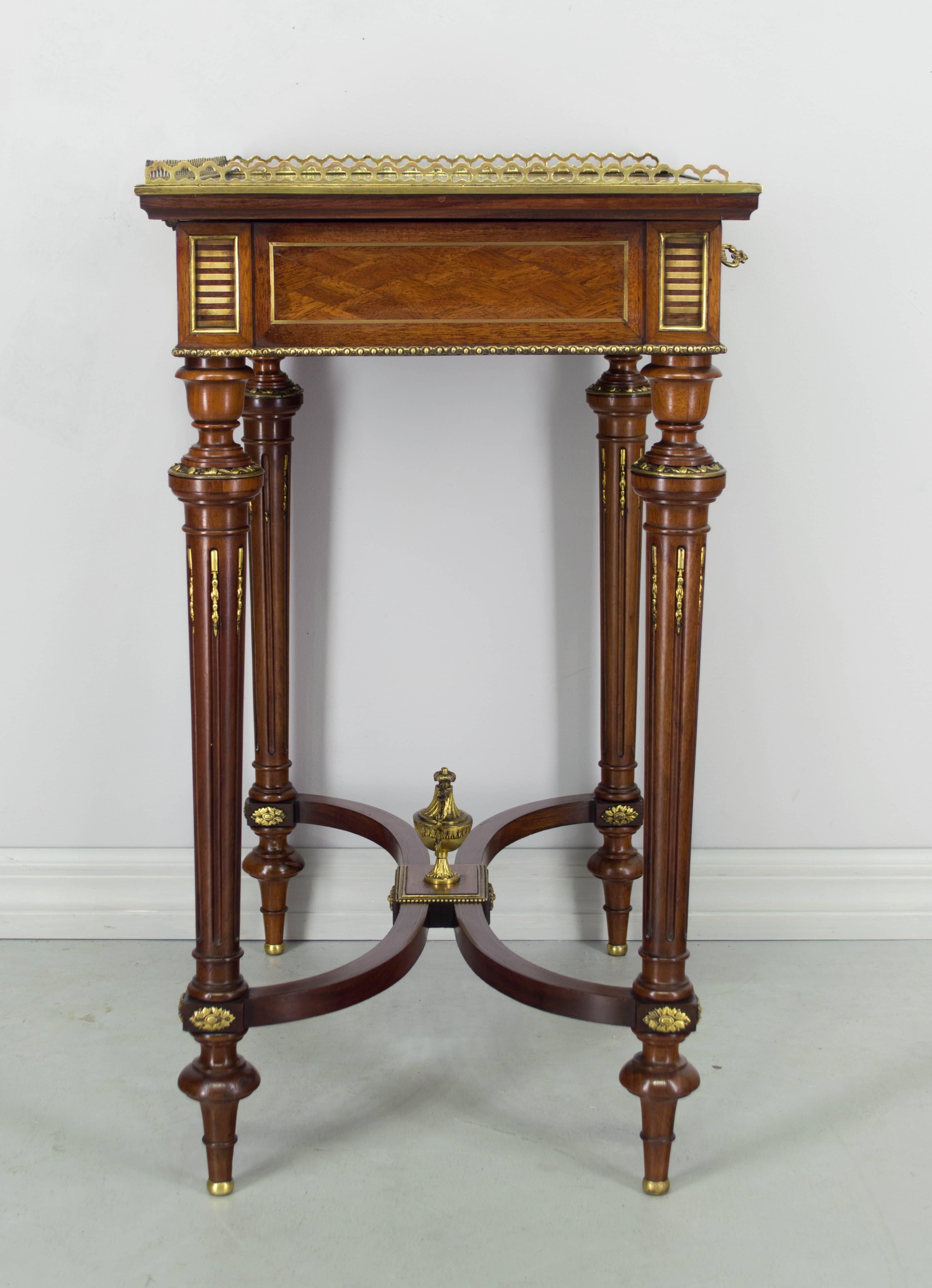 19th Century Napoleon III Travailleuse or Side Table 2