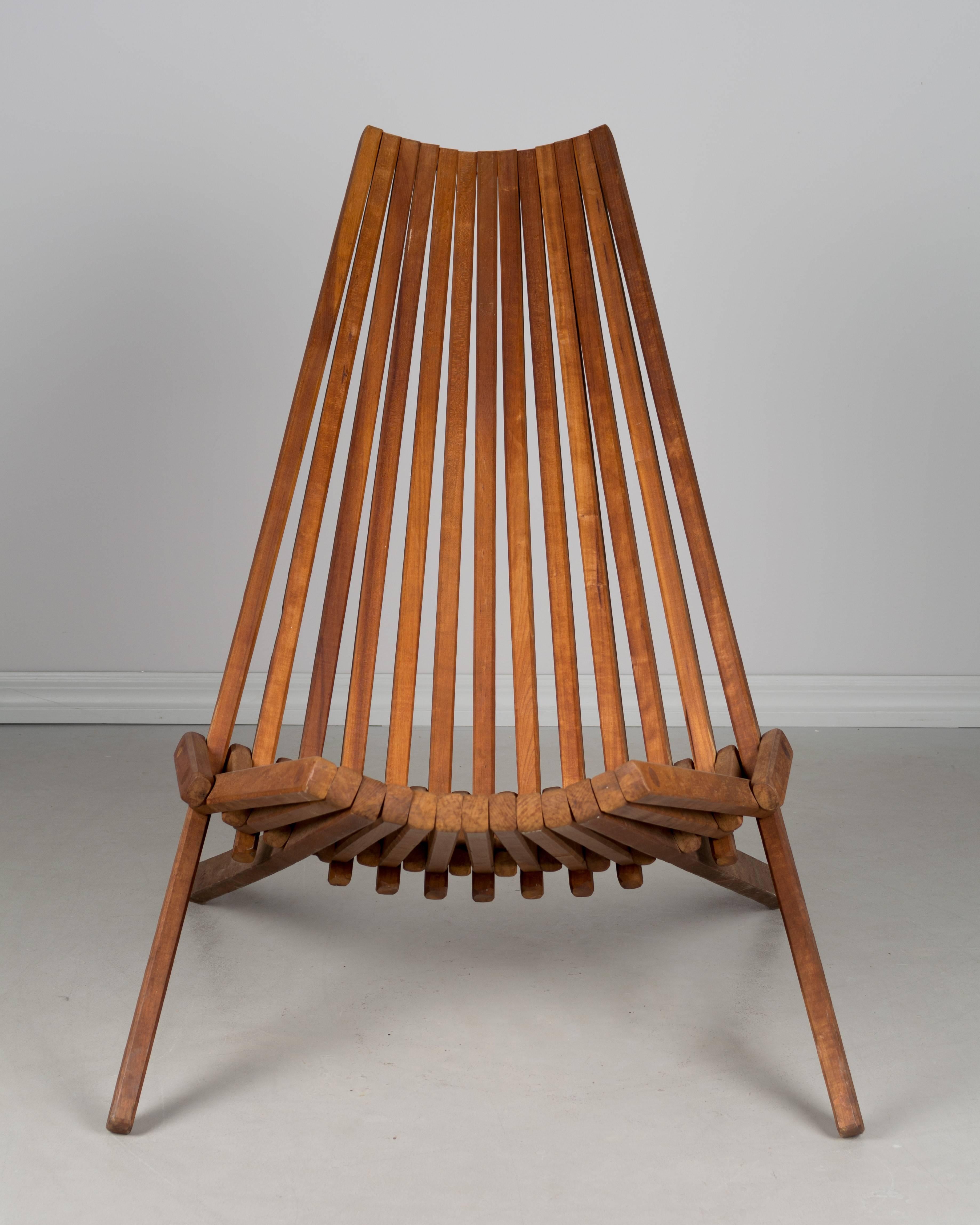 folding teak chair