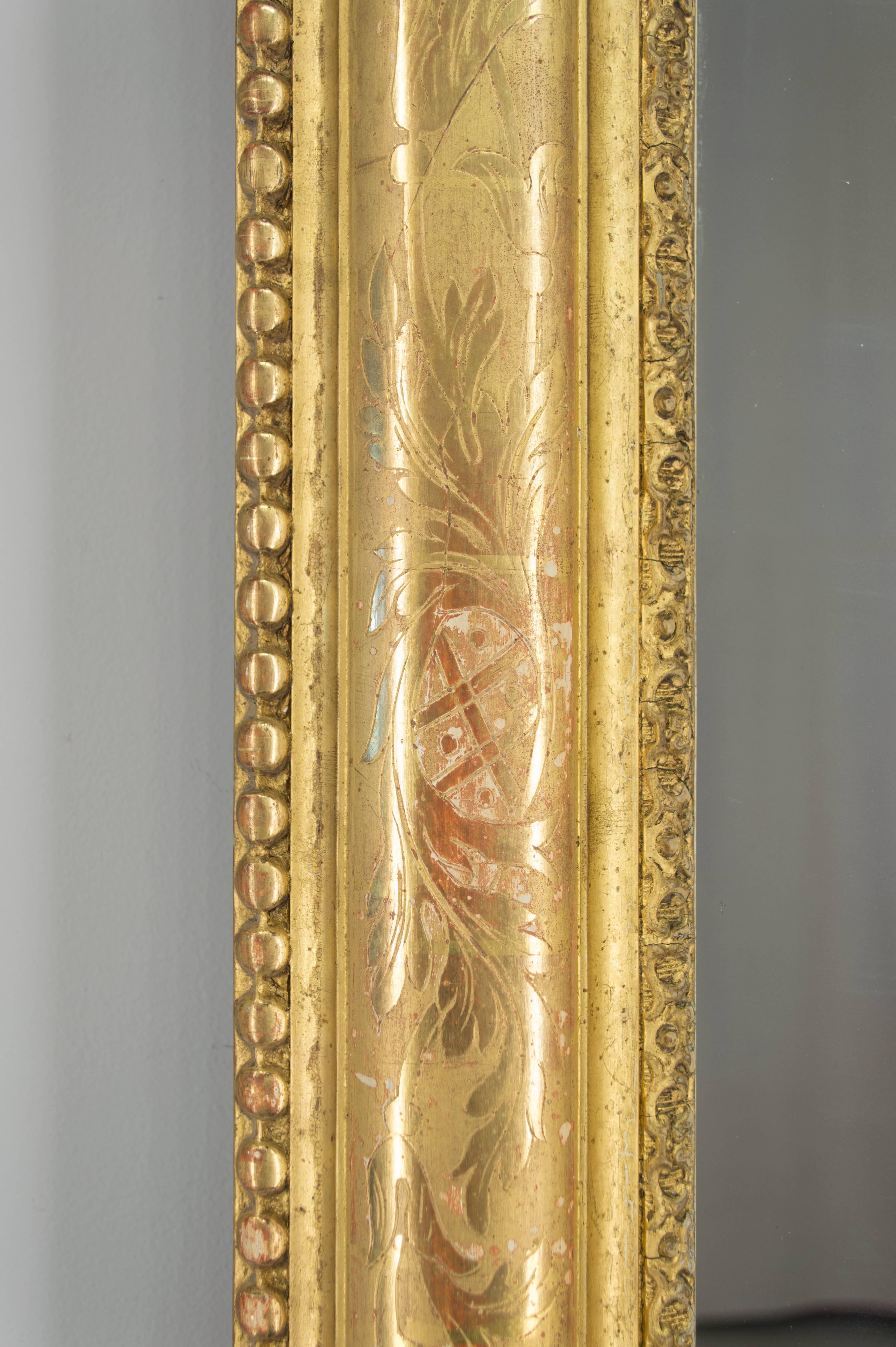 19th Century French Gilded Mirror 2