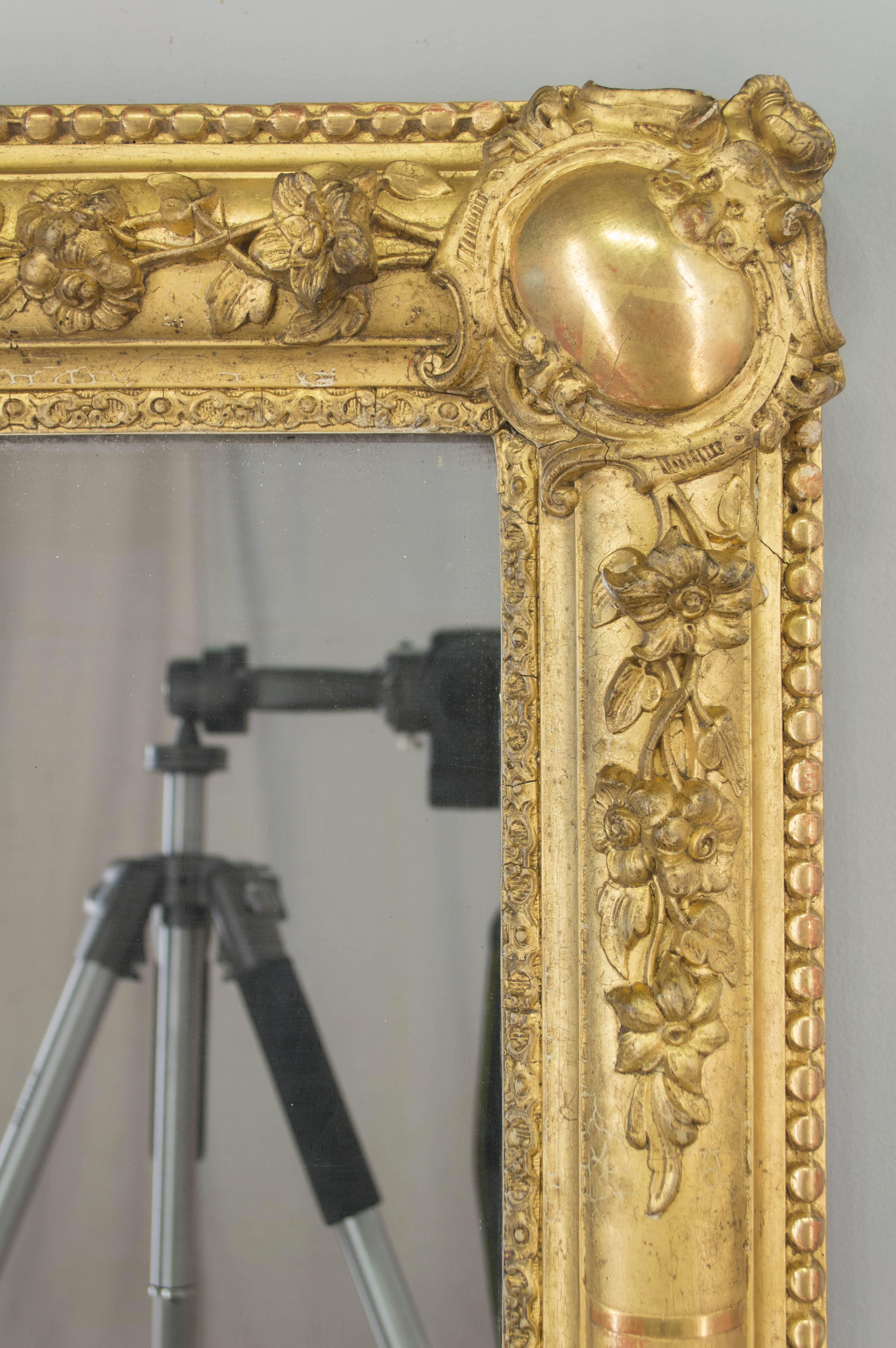19th Century French Gilded Mirror 4