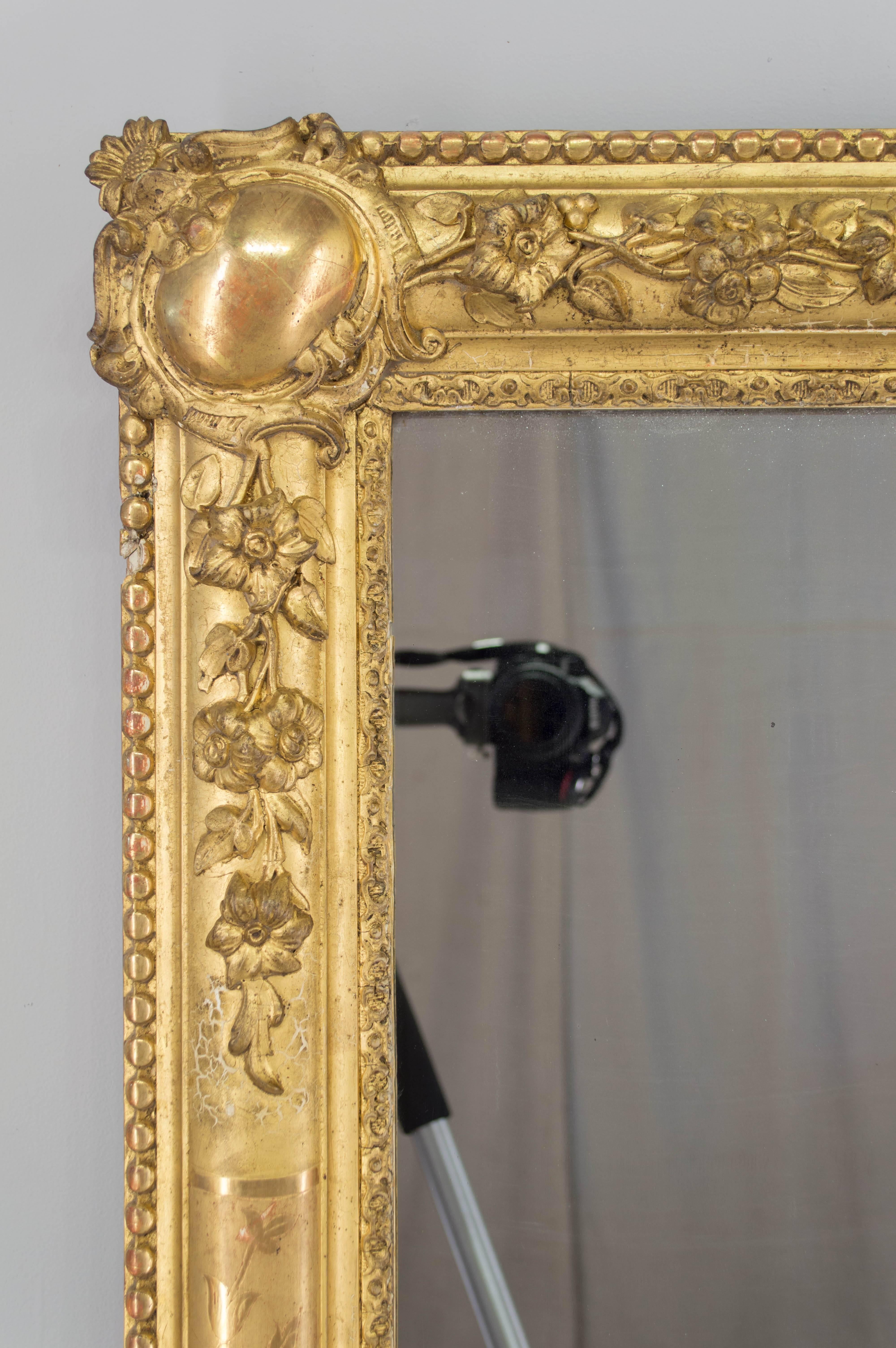 19th Century French Gilded Mirror 5