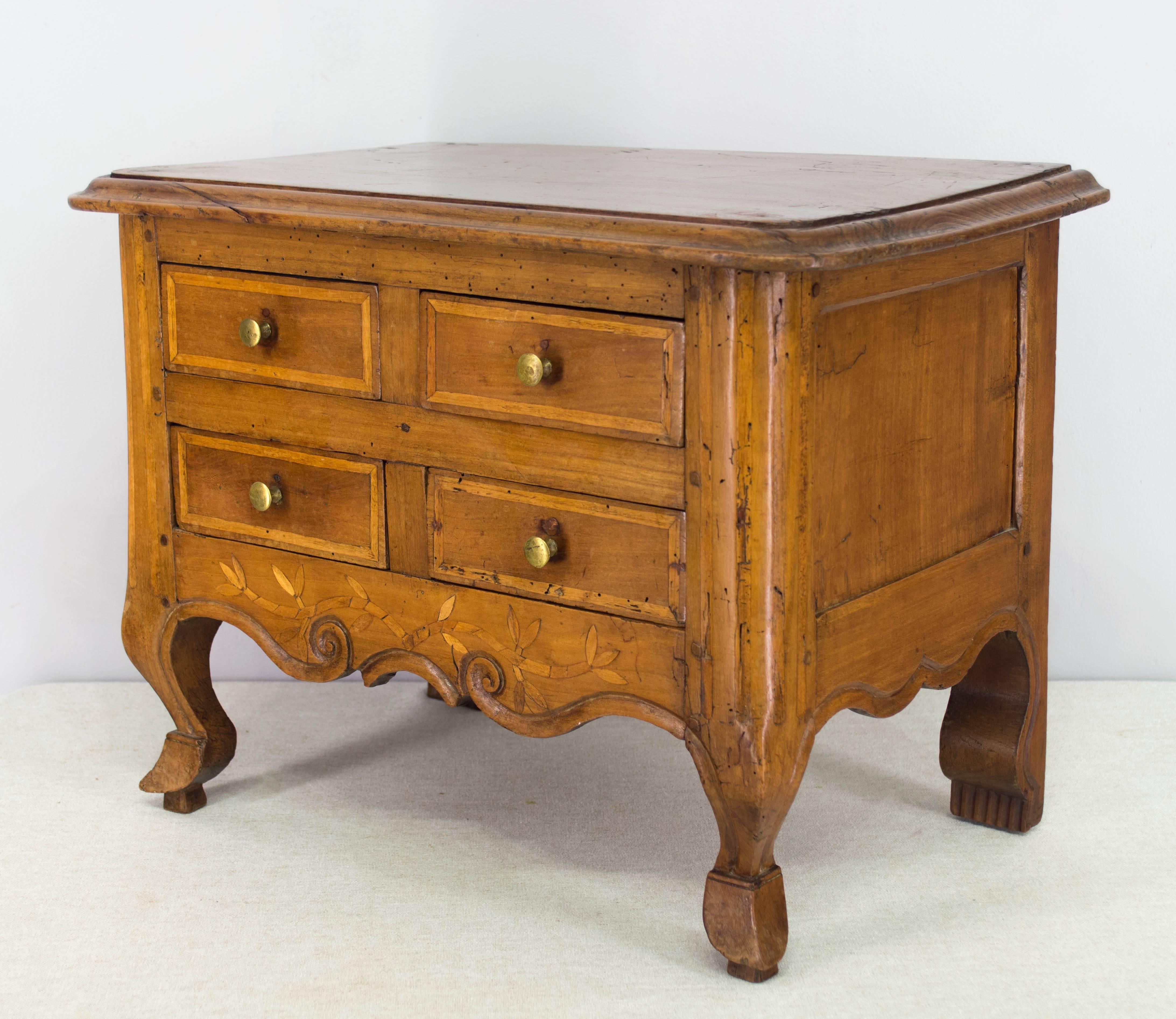 French 19th Century Louis XV Style Miniature Commode