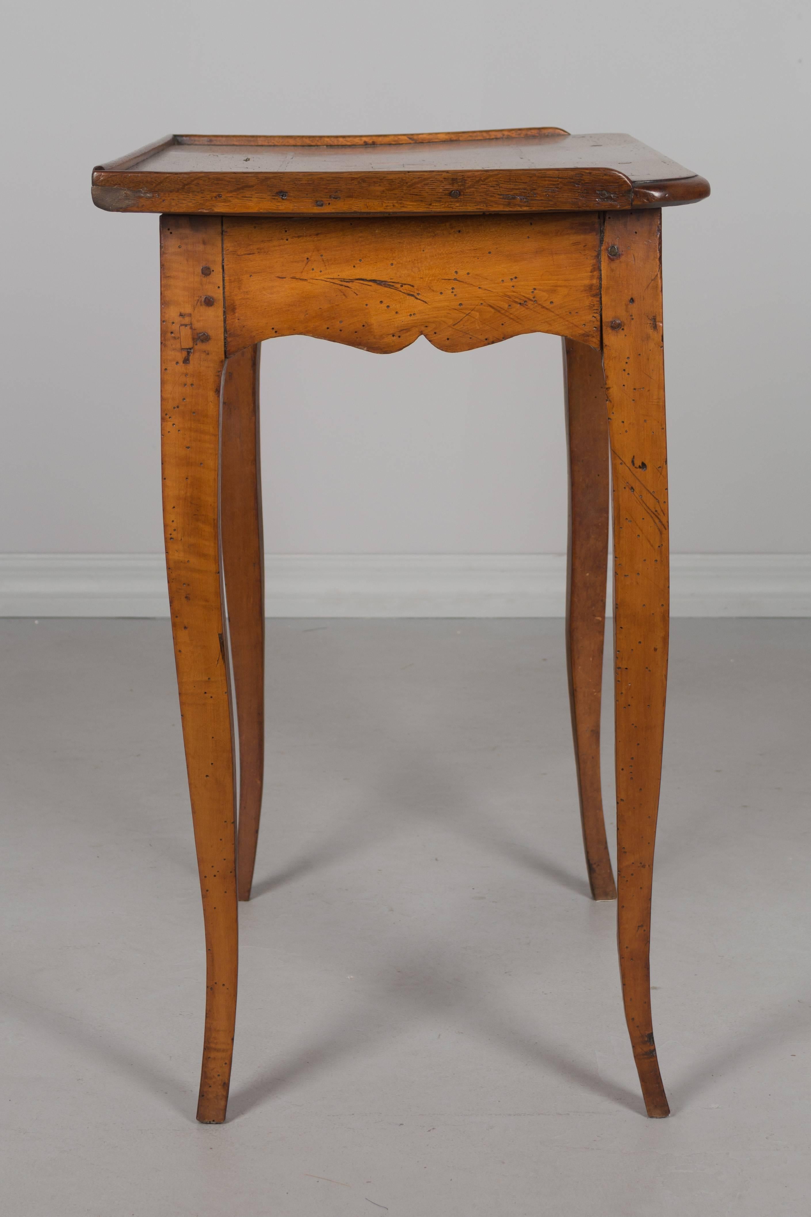 Oak 18th Century Louis XV Side Table