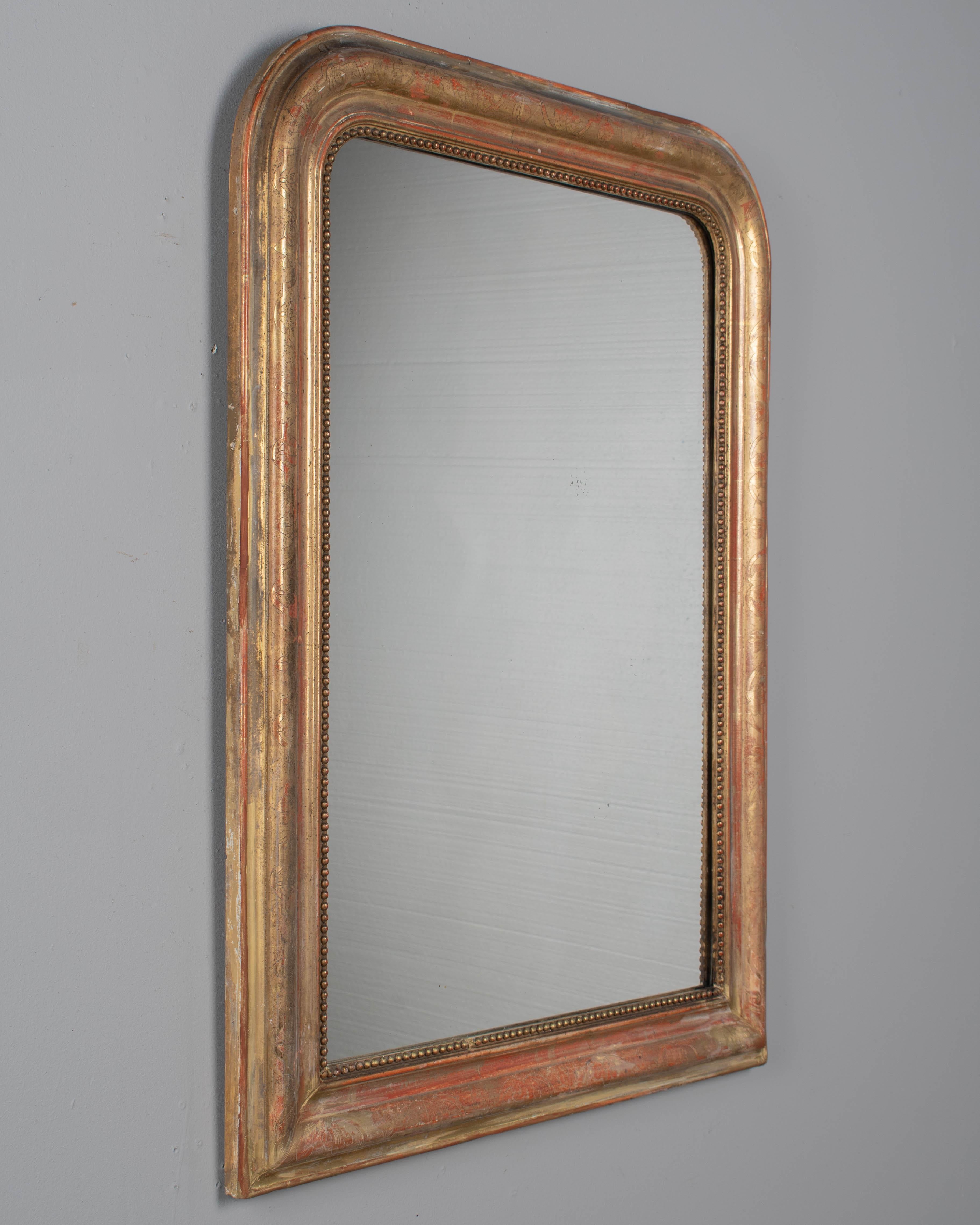 Louis-Philippe Miroir doré français Louis Philippe du 19ème siècle  39 