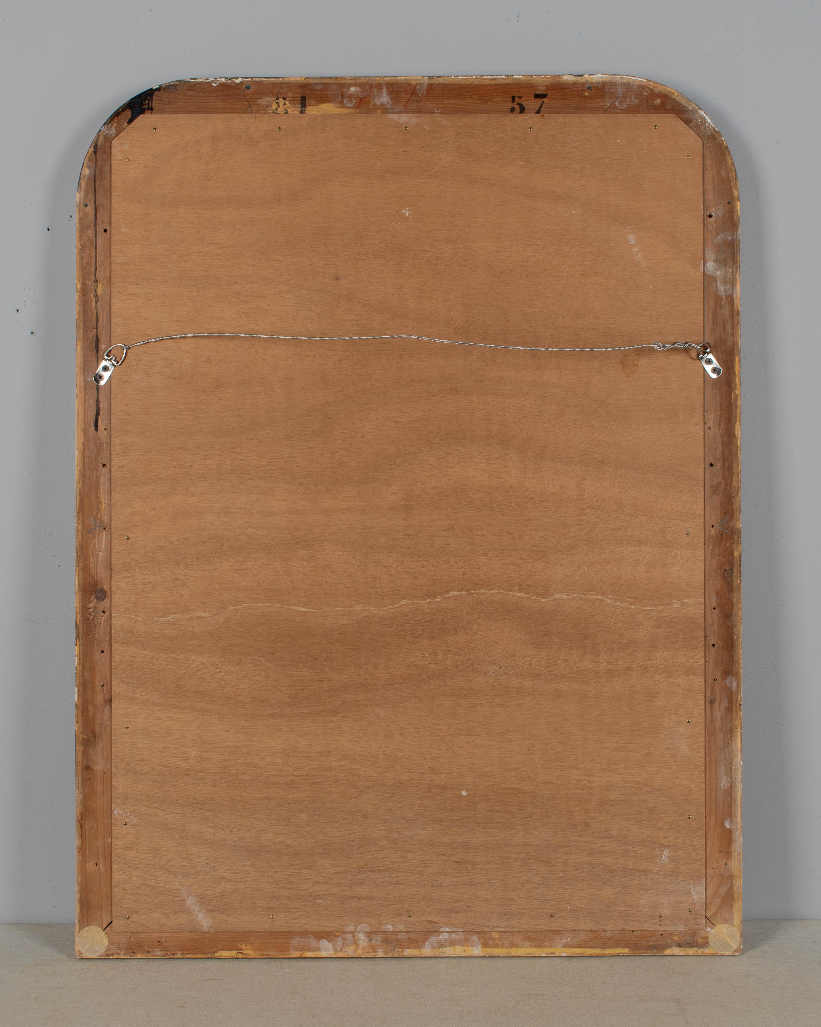Miroir doré français Louis Philippe du 19ème siècle  39 