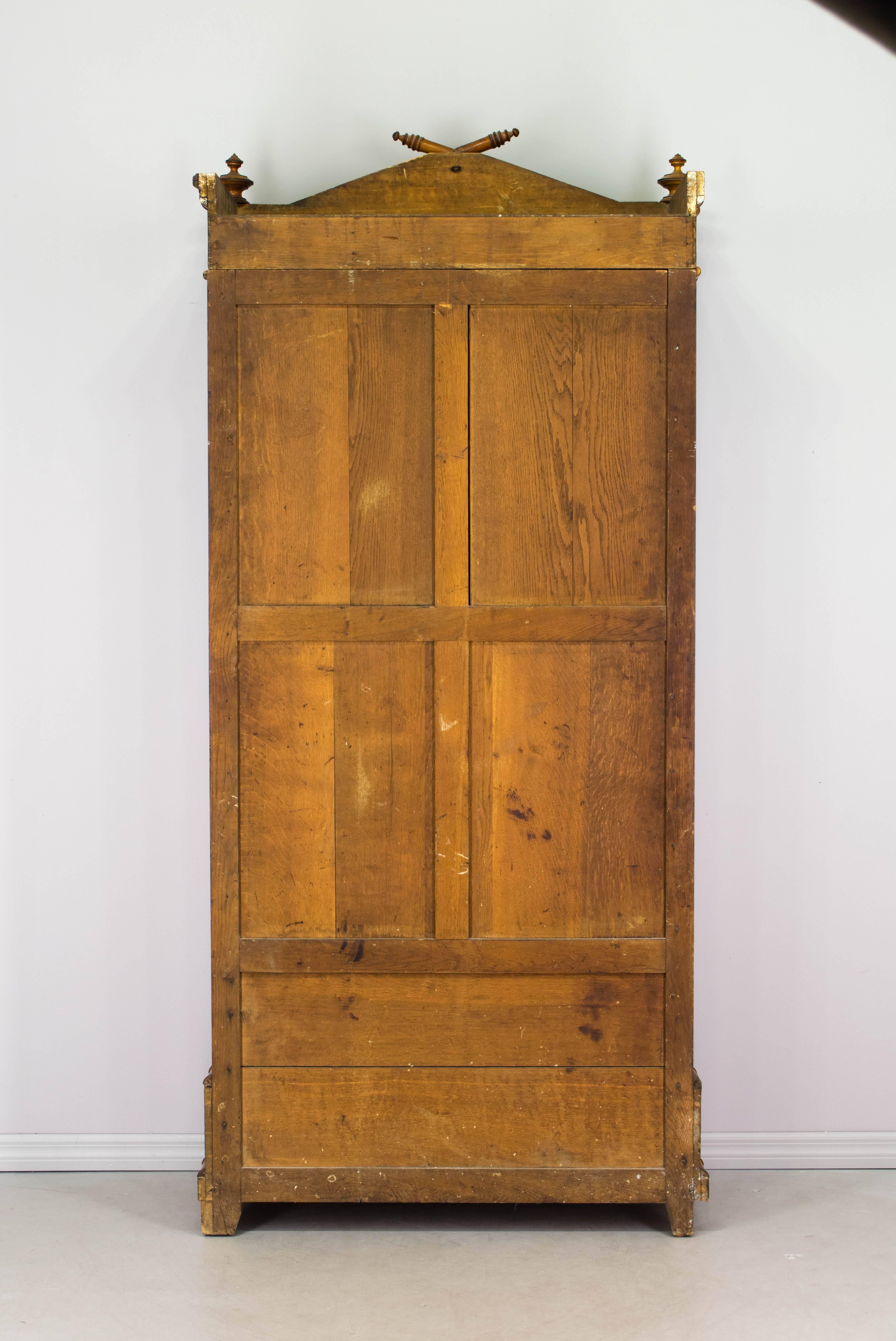 19th Century French Faux Bamboo Armoire 6