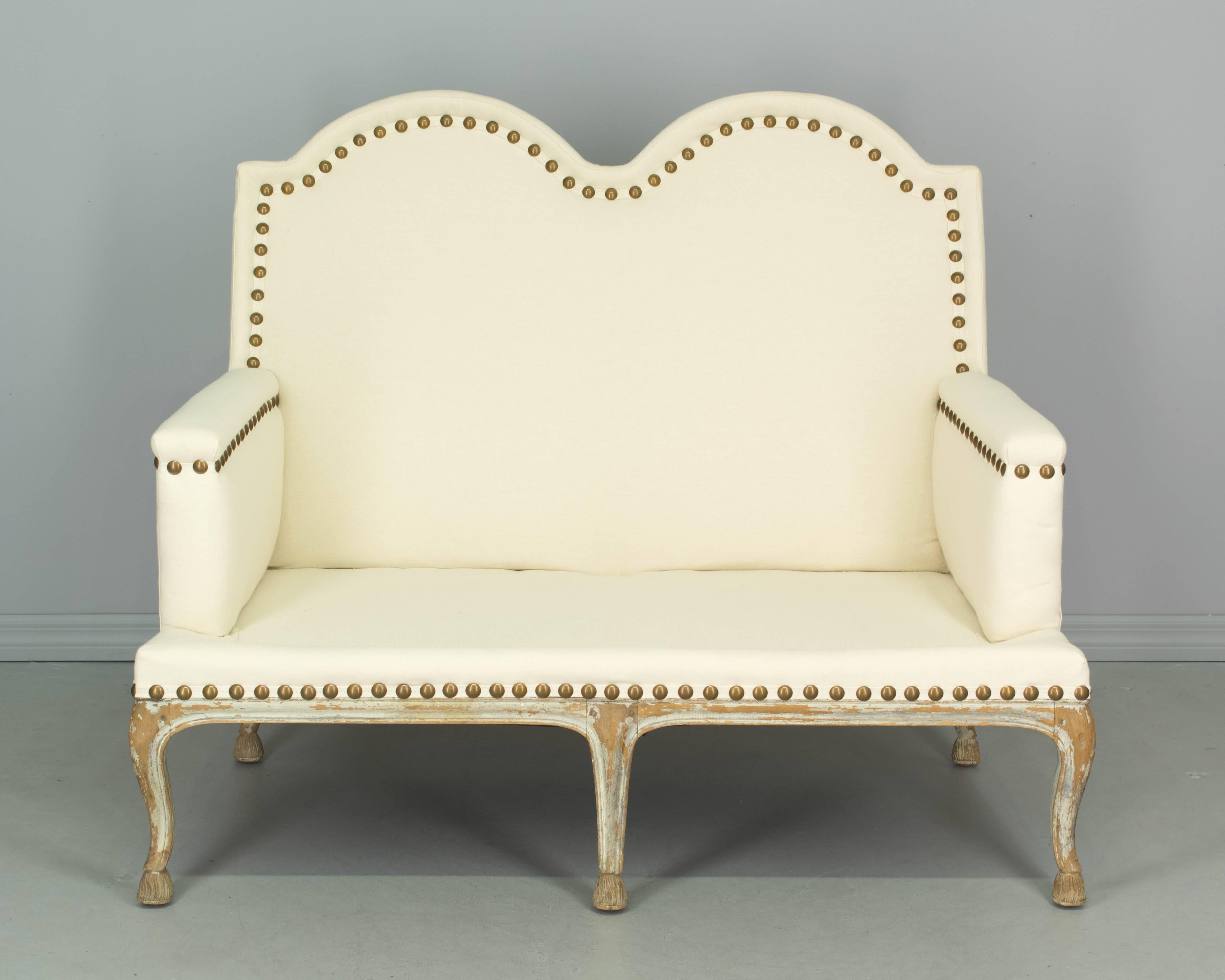 19th Century Louis XV Style French Settee 5