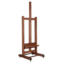 Adjustable French Oak Painter's Easel, Circa 1900s