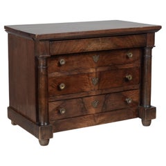 19th Century French Empire Miniature Commode, Walnut, Circa 1800-1820