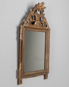 Louis XVI Giltwood Mirror, Hand-Carved, French, Circa 1800-1820