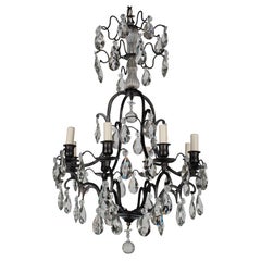 French Louis XV Style Crystal Chandelier