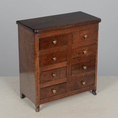 19th Century Miniature Walnut Commode