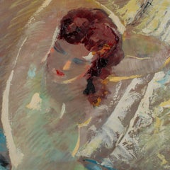 Robert Falcucci Female Nude Oil Painting