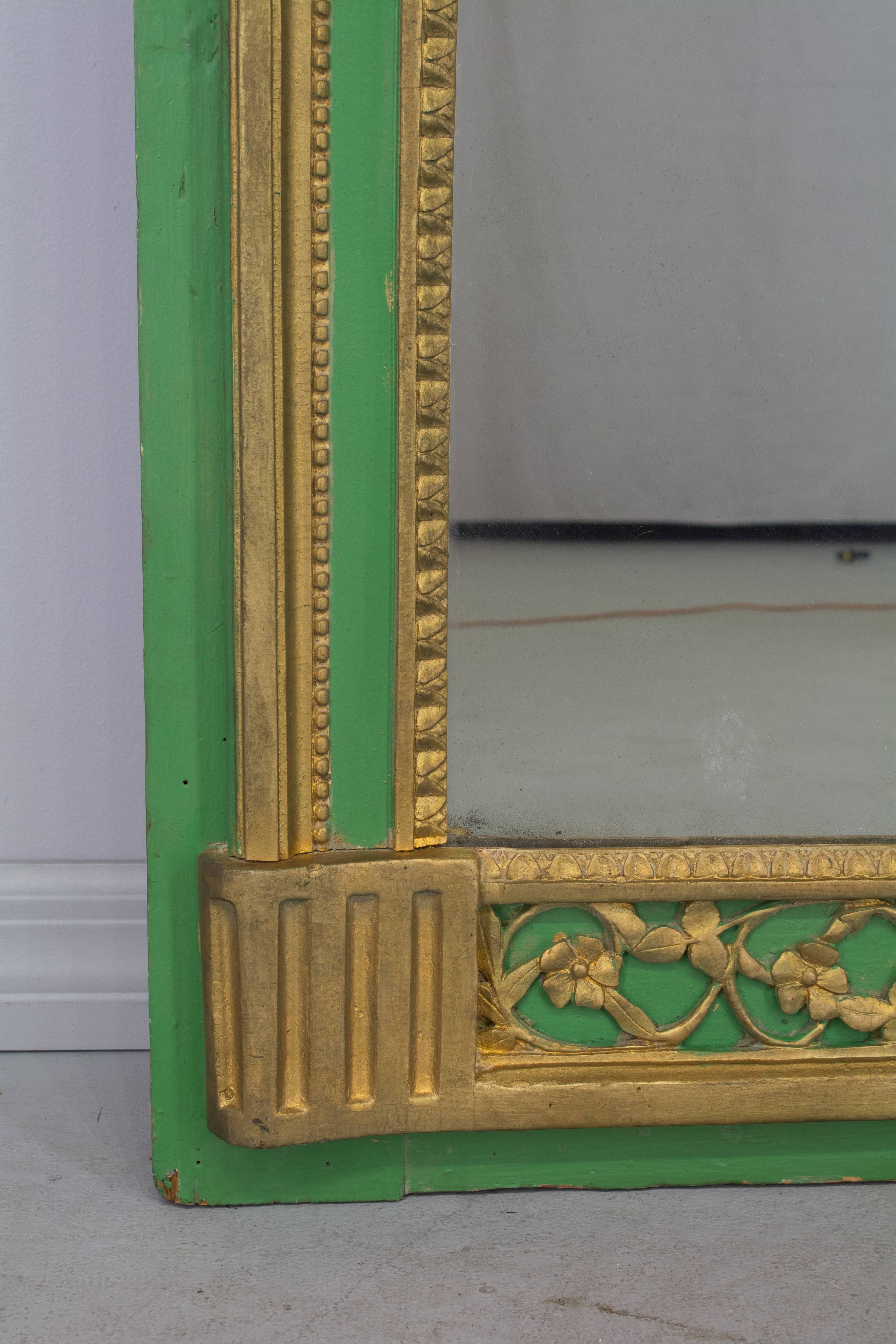Large 19th Century French Trumeau Mirror 2