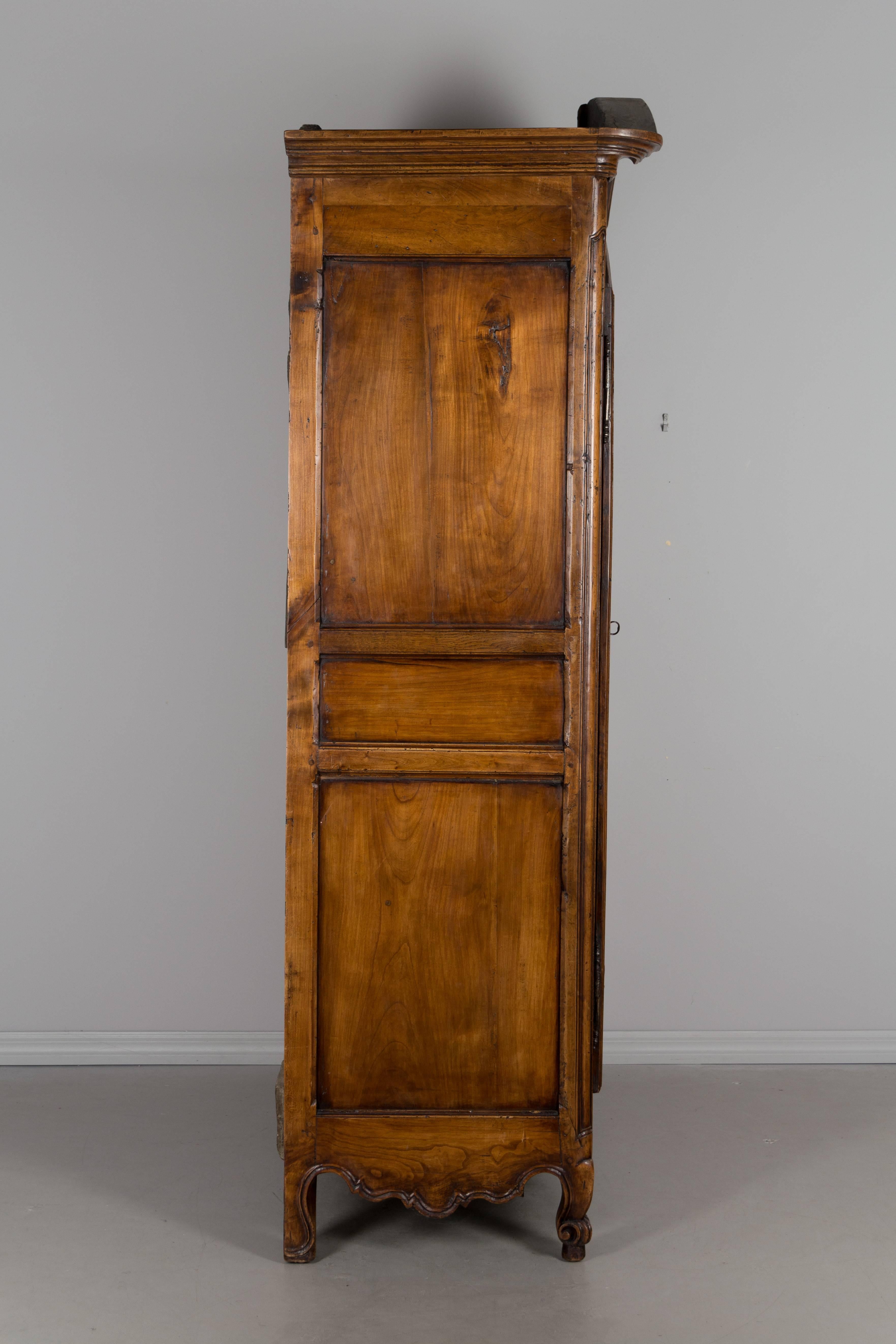 18th Century and Earlier 18th Century Louis XV Country French Armoire